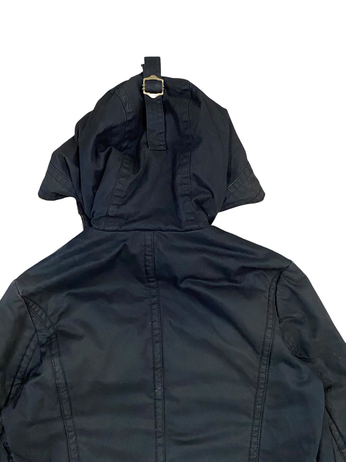 Issey Miyake Sunao Kuwahara Hooded Military Style Parka - Black Size US S / EU 44-46 / 1 - 5 Thumbnail