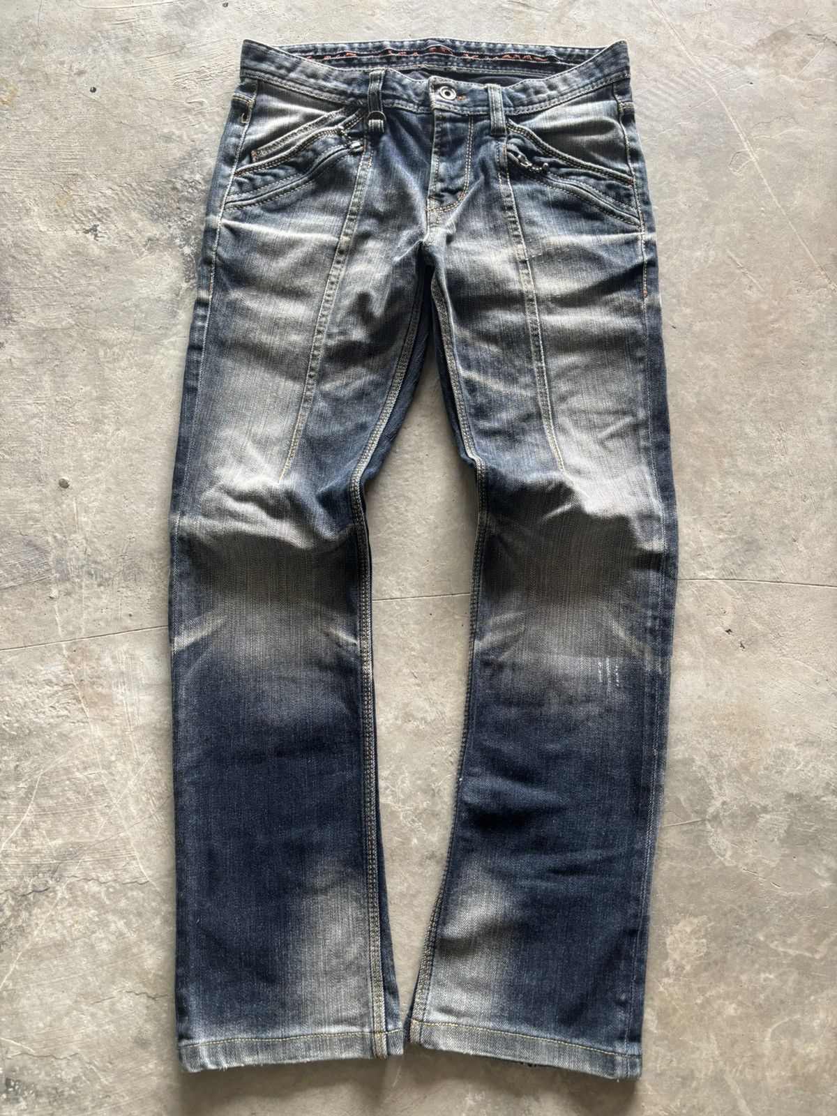 If Six Was Nine FLARE nicole club for men washed japanese jeans punk style Size US 30 / EU 46 - 1 Thumbnail