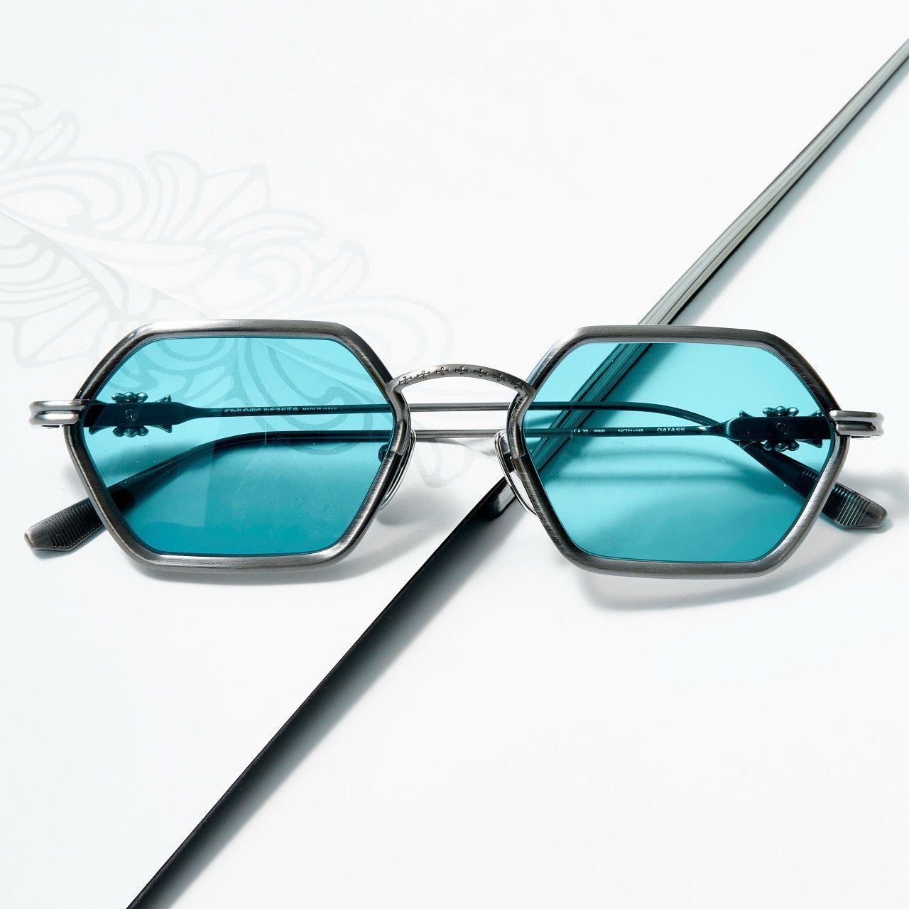 Chrome Hearts CHROME HEARTS DATASS PEWTER SUNGLASSES Size ONE SIZE - 6 Thumbnail