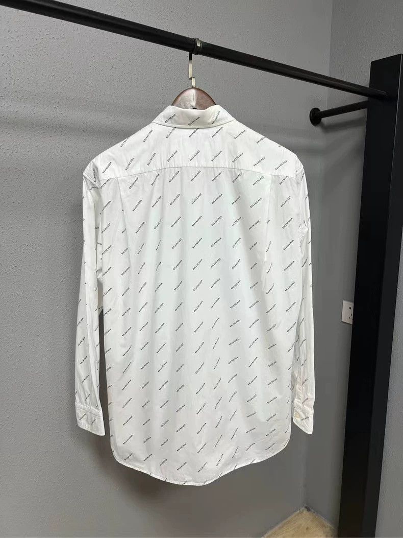 Balenciaga Balenciaga Printed Long Sleeve Shirt-2505 Size US M / EU 48-50 / 2 - 2 Thumbnail
