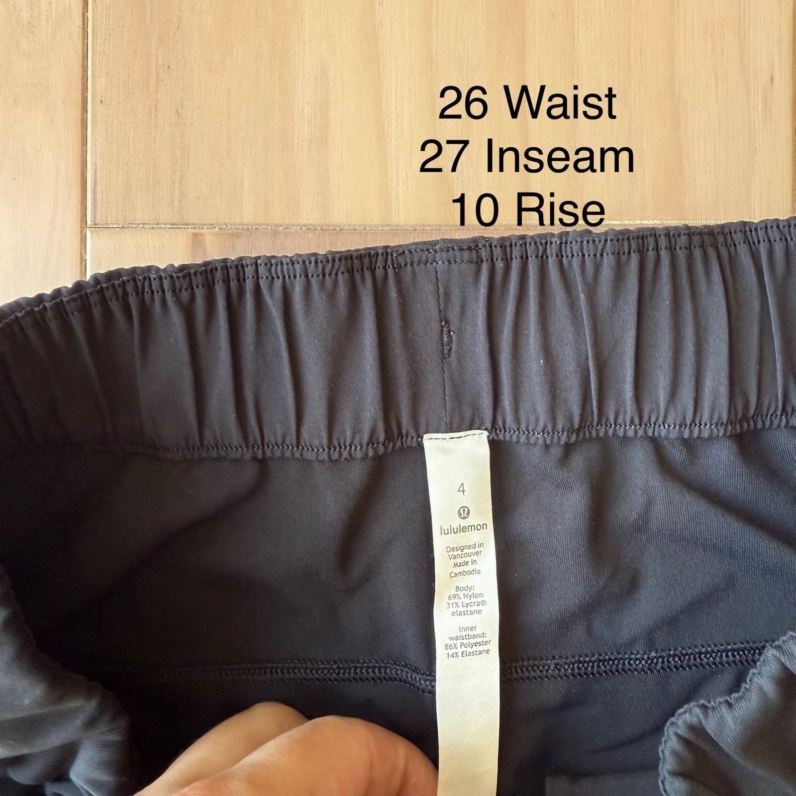 Lululemon Lululemon on the Fly Sweatpants Women's 4 Black Comfy Size 27" / US 4 / IT 40 - 5 Thumbnail