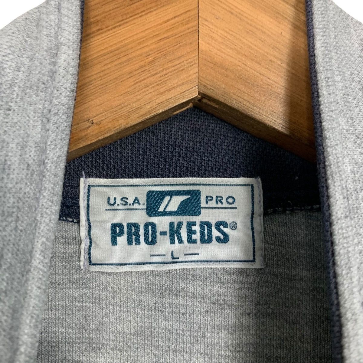 Pro-Keds 90’s PRO-KEDS Big Logo Half Zip Sweater Jumper #3579-C164 Size US L / EU 52-54 / 3 - 9 Thumbnail