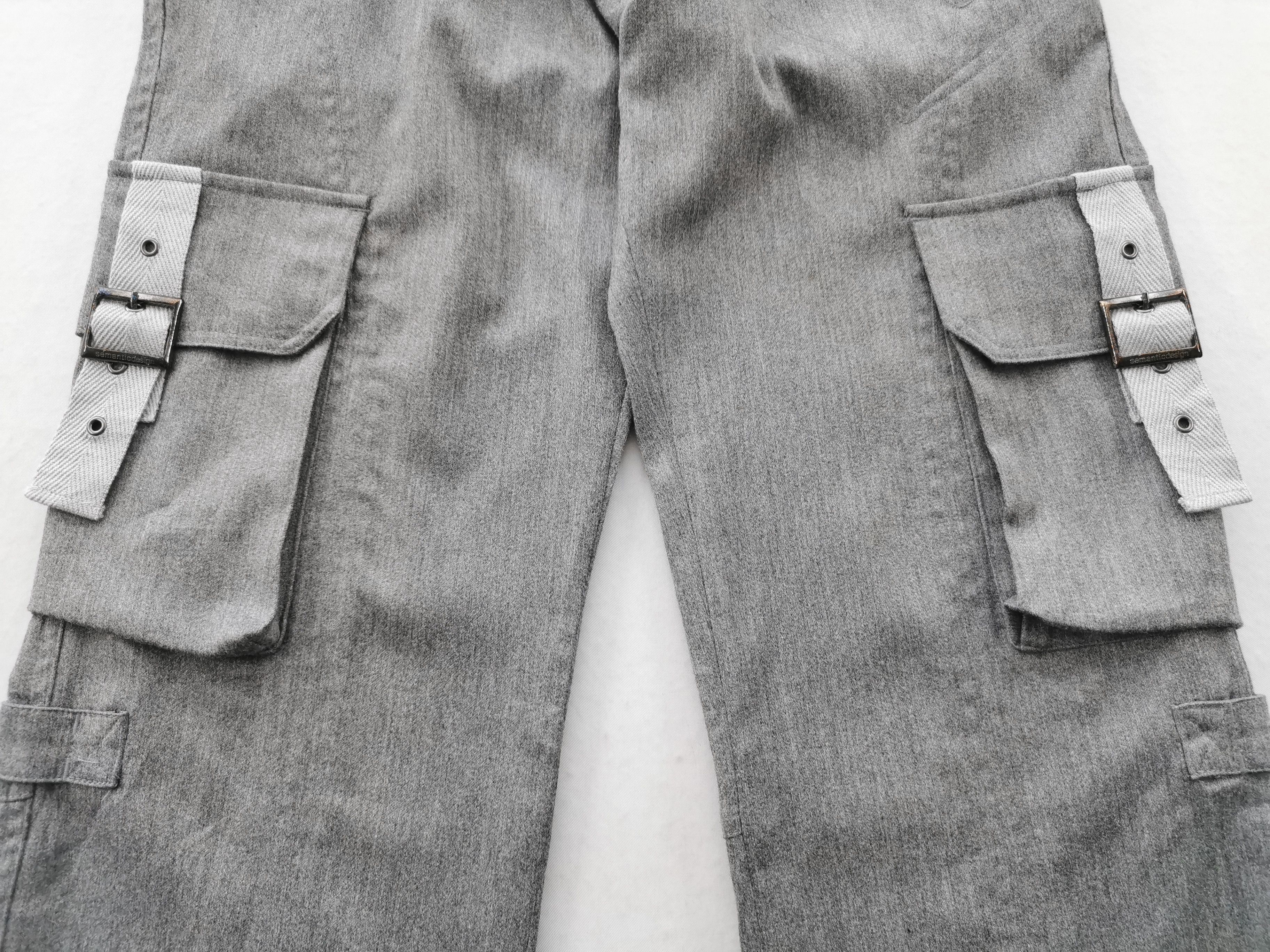 semanticdesign Vintage Semantic Design Trouser Cargo Pants Size 32" / US 10 / IT 46 - 7 Thumbnail