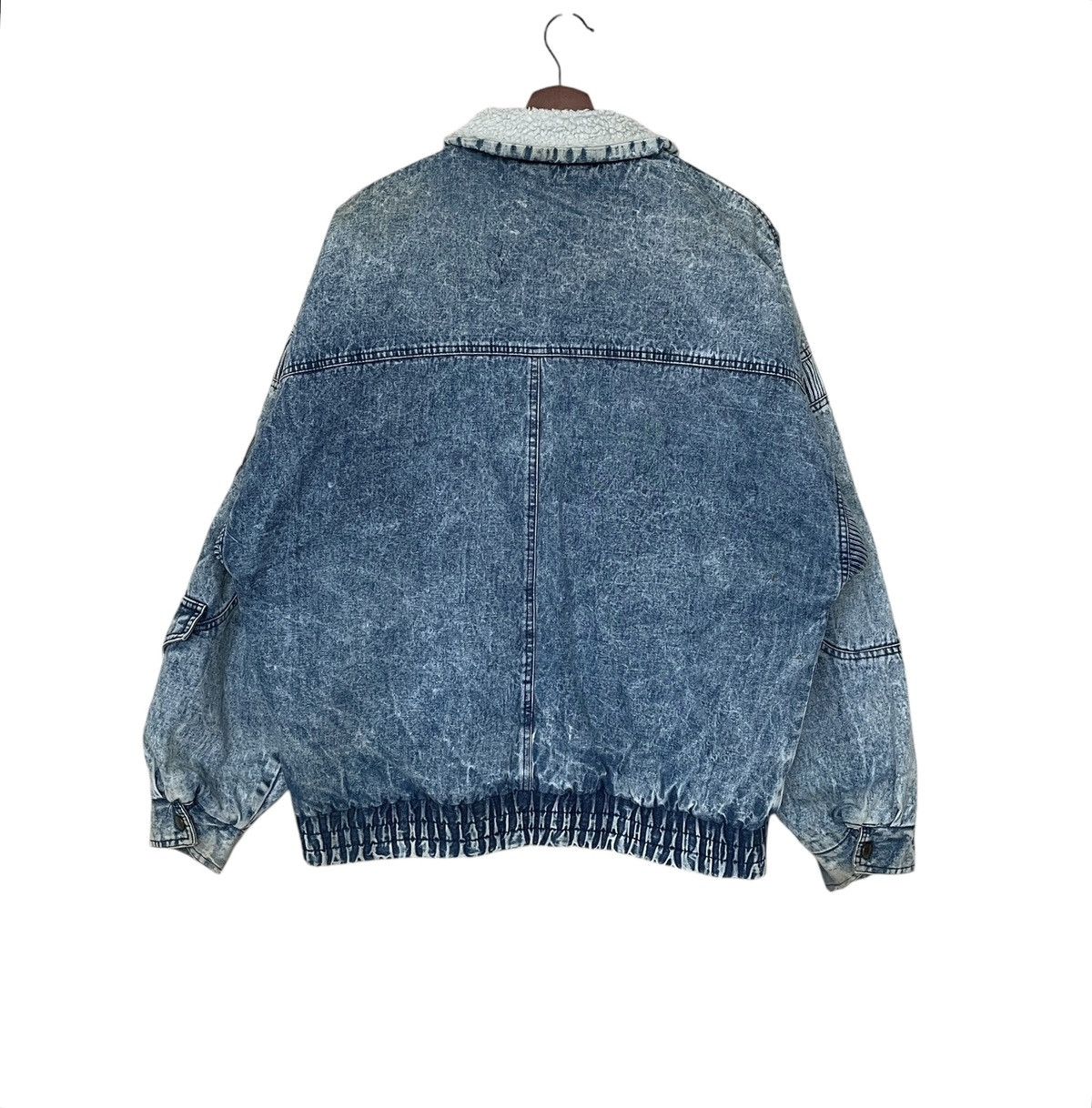 If Six Was Nine × Japanese Brand Vintage Japanese Brand Combat Weapon Fur Denim Jacket 1990s Size US M / EU 48-50 / 2 - 2 Thumbnail