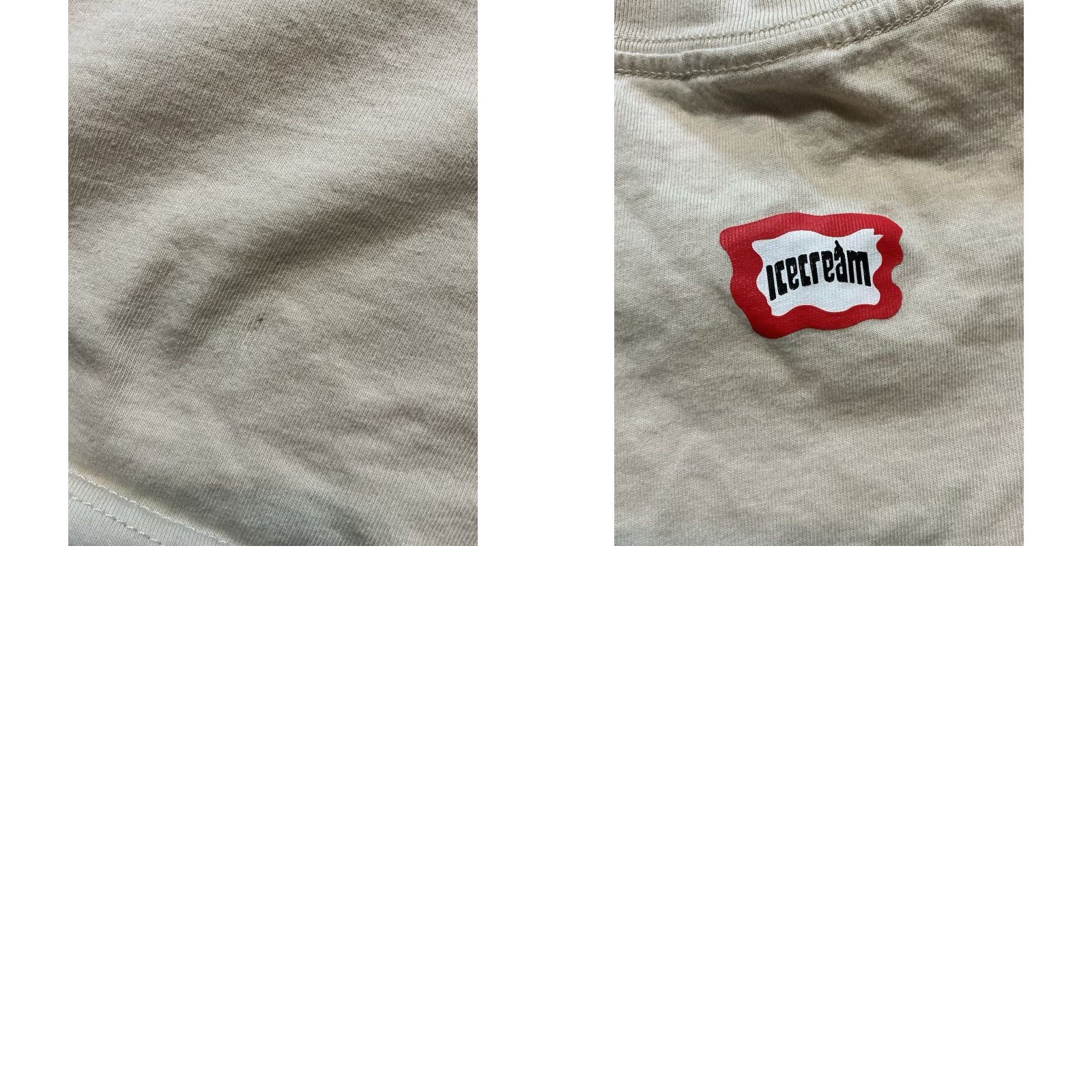 Vintage VINTAGE BBC Ice Cream Crossbones Frosted Graphic S/S T-Shirt Sz. S Mens Size US S / EU 44-46 / 1 - 8 Thumbnail