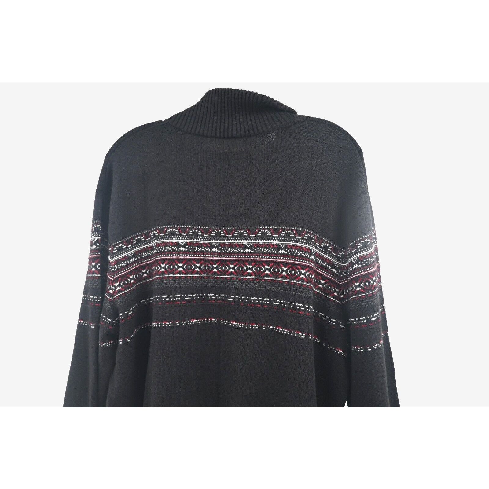 Calvin Klein Vintage Calvin Klein Black Pattern Sweater Button Collar L Size US L / EU 52-54 / 3 - 9 Thumbnail