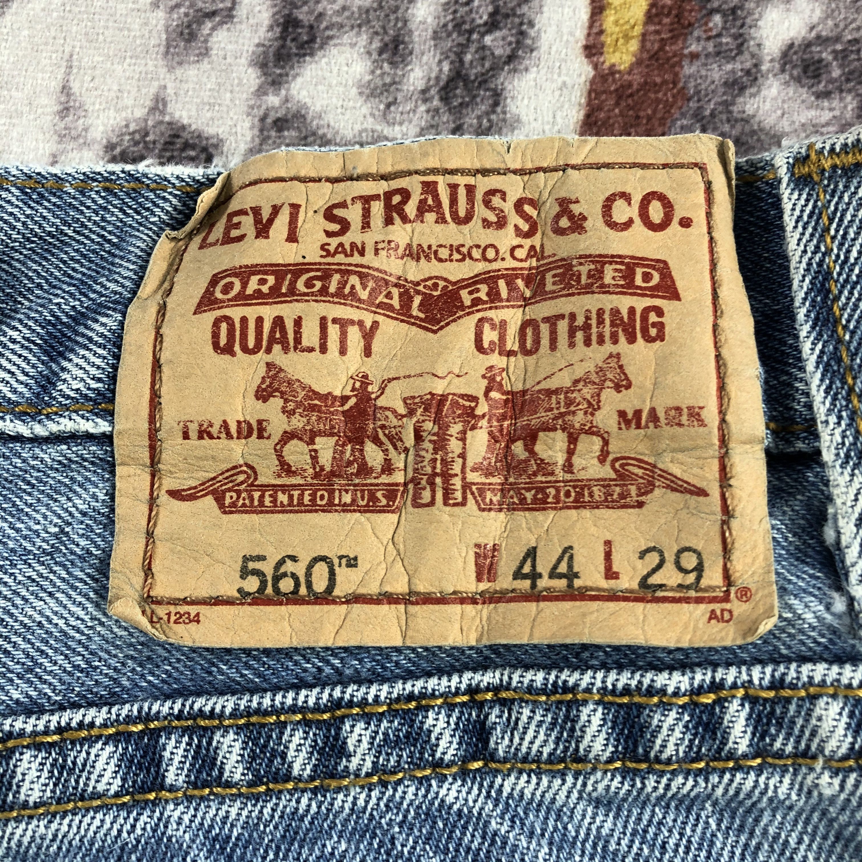 Levi's × Vintage Vintage Blue Wash Levis 560 Jeans-JM2994 Size US 43 - 5 Thumbnail