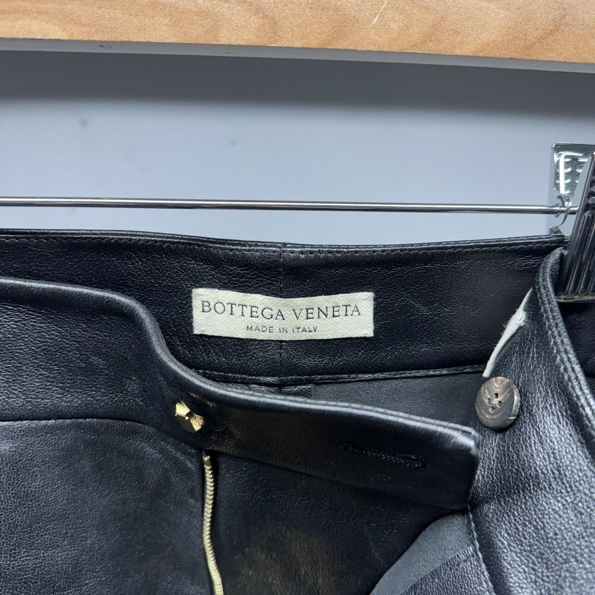 Bottega Veneta Bottega Veneta Pre Spring 2020 Leather Buckle Trouser Pants Size US 34 / EU 50 - 9 Thumbnail