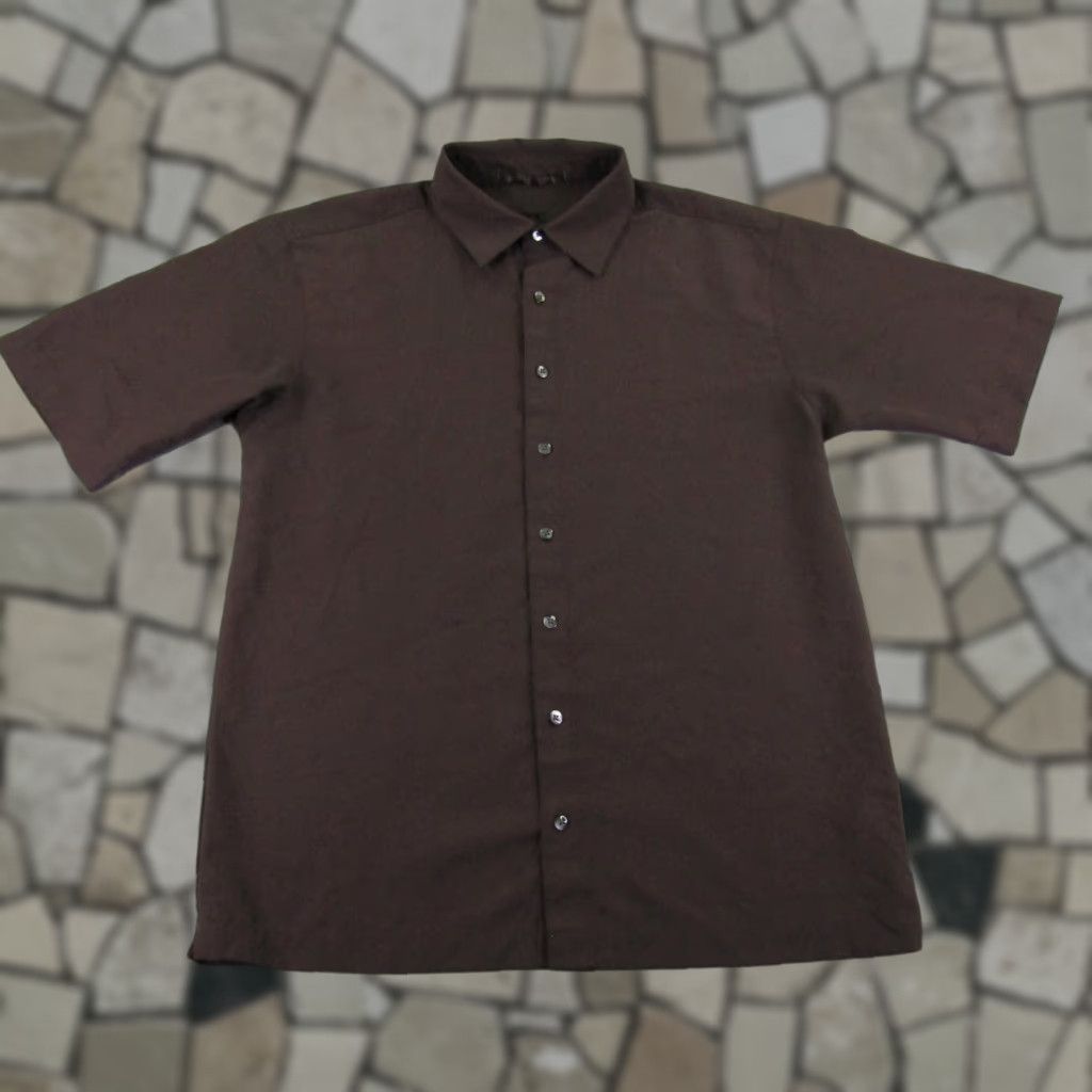 Nike VINTAGE Nike Shirt Mens Small Brown Button Up Tiger Woods Camp Casual Golf Golfer Size US S / EU 44-46 / 1 - 1 Thumbnail