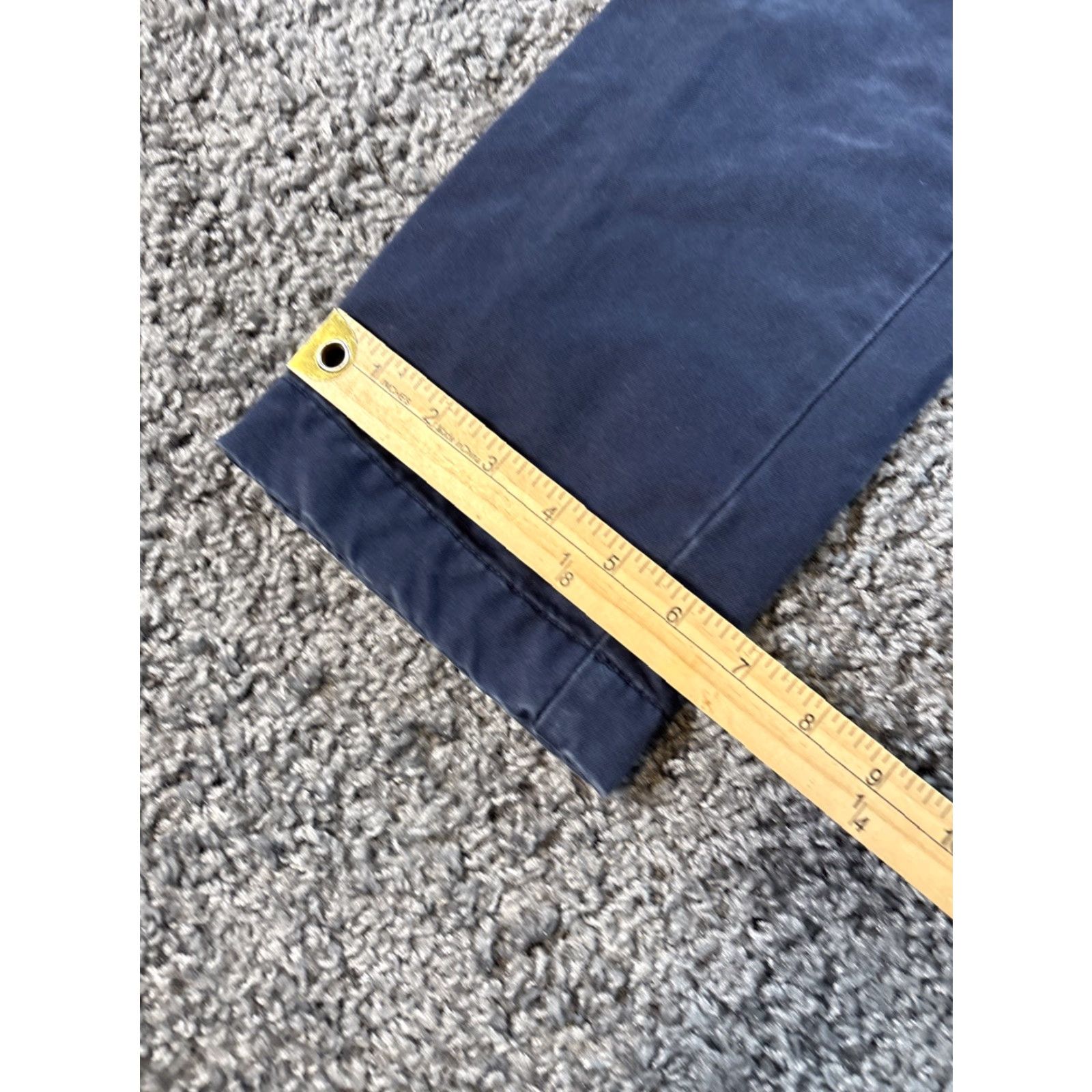 J.Crew J.CREW 770 Straight Fit Pants Men’s 29x31 Navy Blue Flannel Lined Cabin Chino Casual Winter Fall Shirt? Size US 29 - 3 Thumbnail