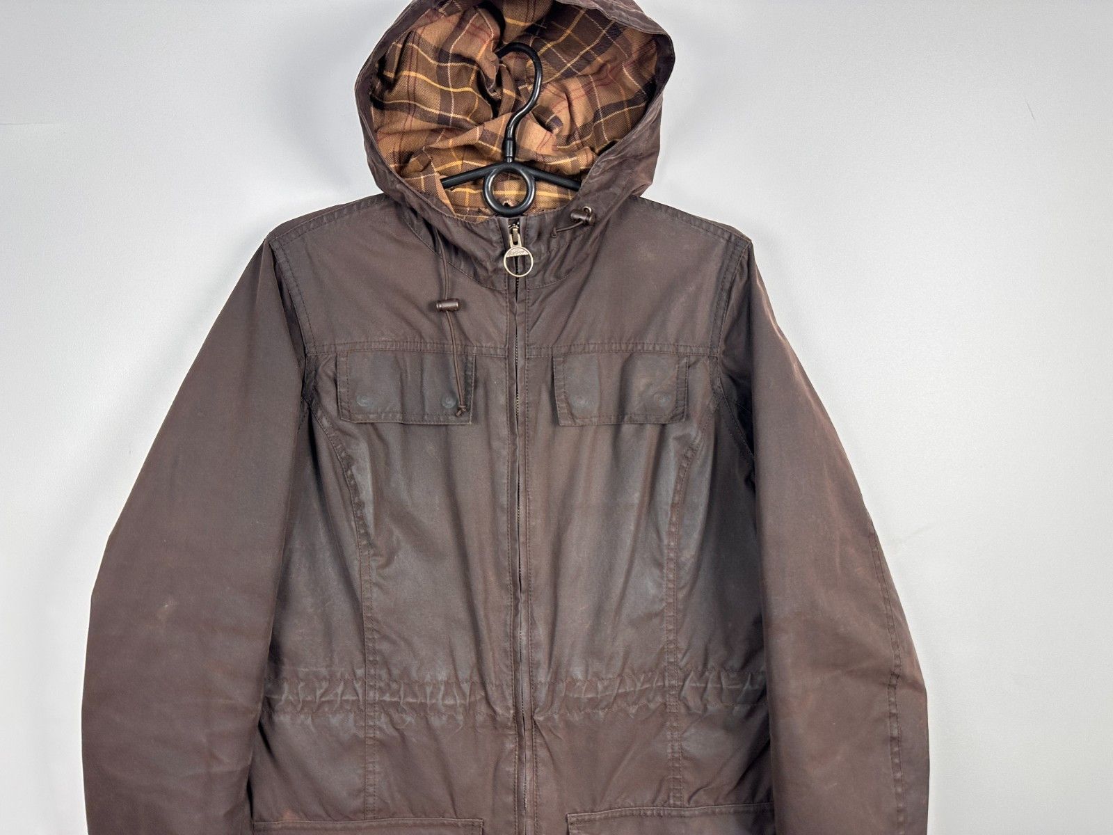 Barbour Barbour Winter Seaham Oiled Jacket Hoodie Woman Size US6 Size M / US 6-8 / IT 42-44 - 2 Thumbnail