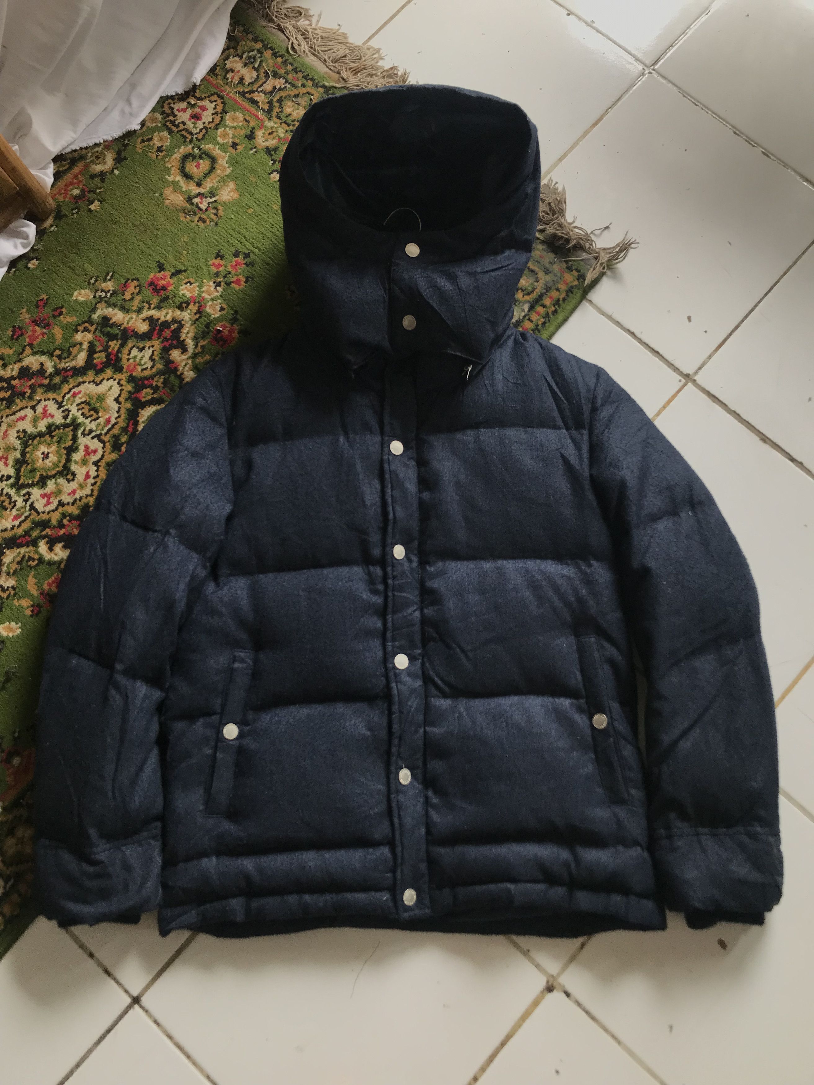 ABAHOUSE ABAHOUSE Japanese Puffer Zipper Snap Button Hoodie Jacket Size US M / EU 48-50 / 2 - 1 Thumbnail
