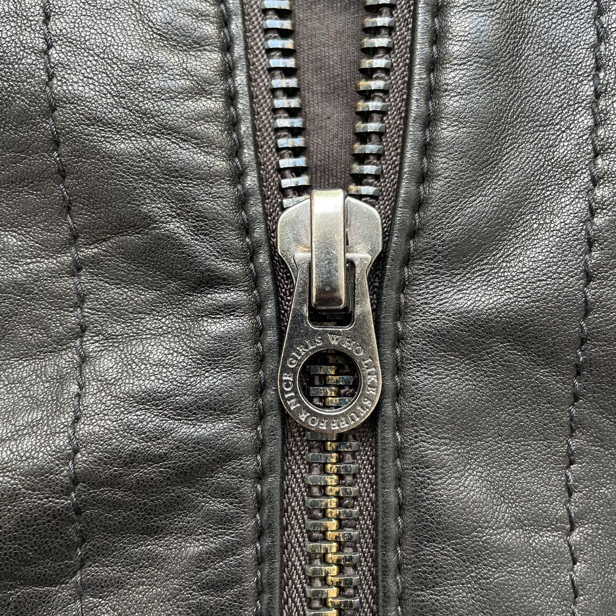 Designer × Juicy Couture × Vintage Vintage Juicy Couture Leather Biker Jacket Size Medium Size M / US 6-8 / IT 42-44 - 4 Thumbnail