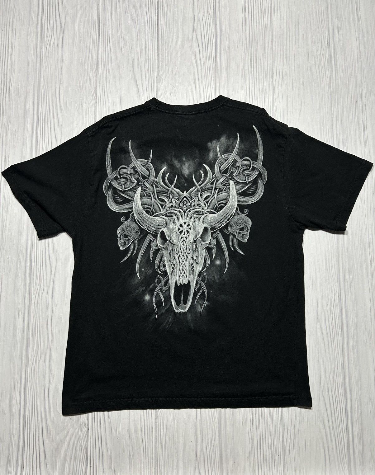 Expert Horror × Vintage Vintage Horror 666 Devil Death T-Shirt Size US XXL / EU 58 / 5 - 2 Thumbnail