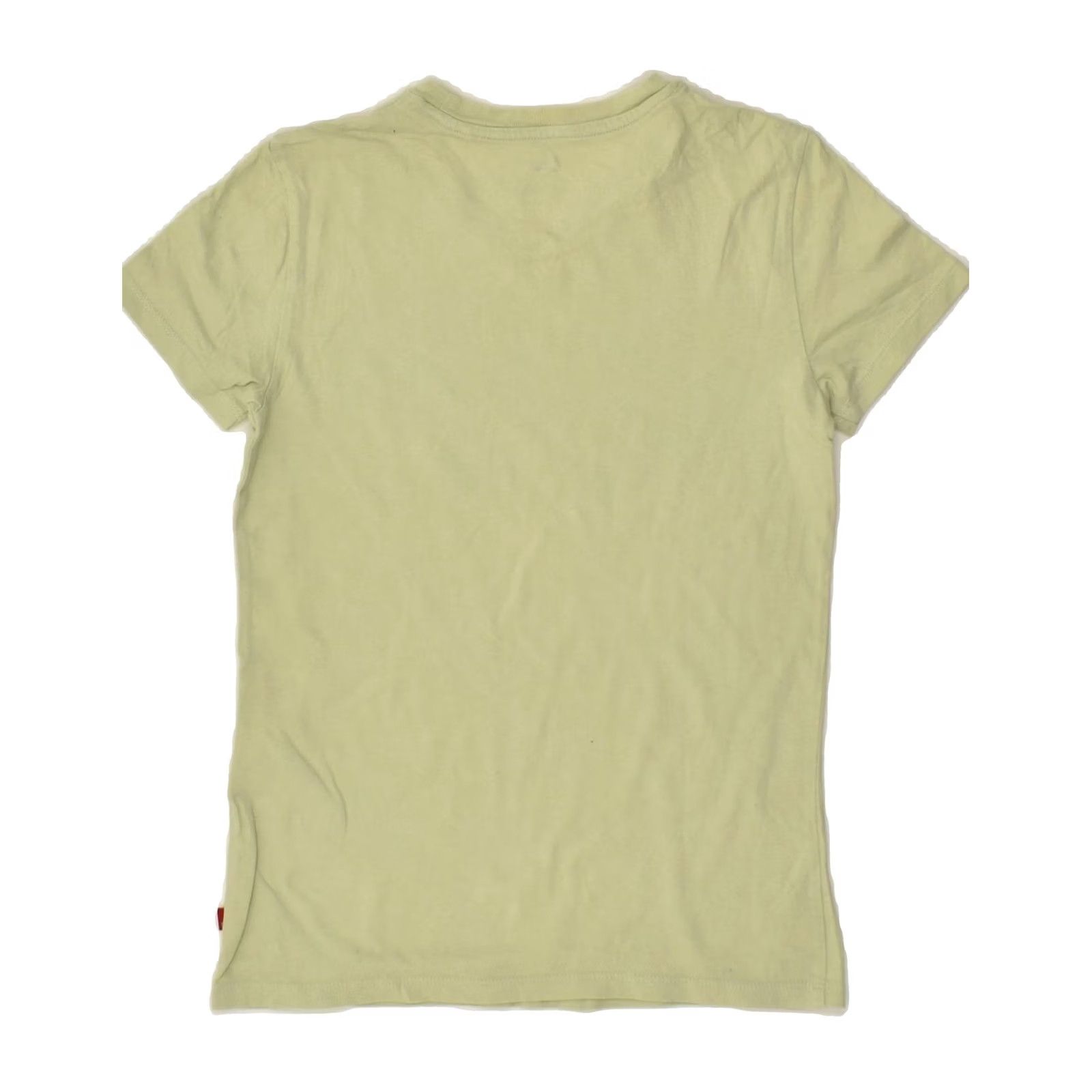 Levi's LEVI'S Womens T-Shirt Green 2XS Cotton Size XXS / US 00 / IT 34 - 2 Thumbnail