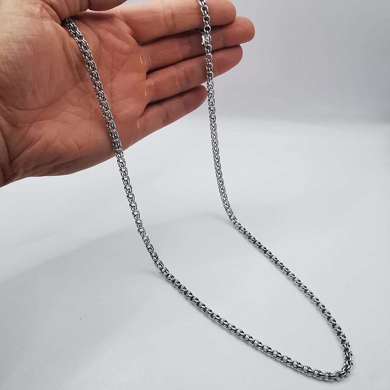 Sterling Silver × Vintage Vintage Jewelry Chain, 925 Sterling Silver, Signed 32,55g Size ONE SIZE - 5 Thumbnail