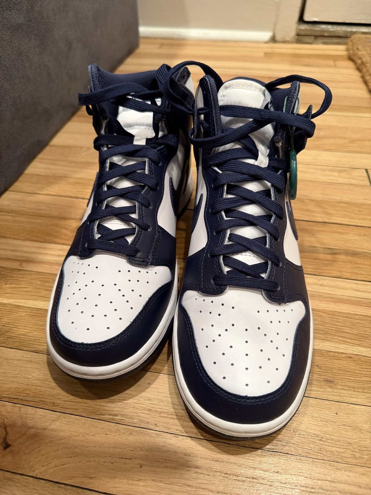 Nike Nike Dunk High Championship Navy Size US 8.5 / EU 41-42 - 4 Thumbnail