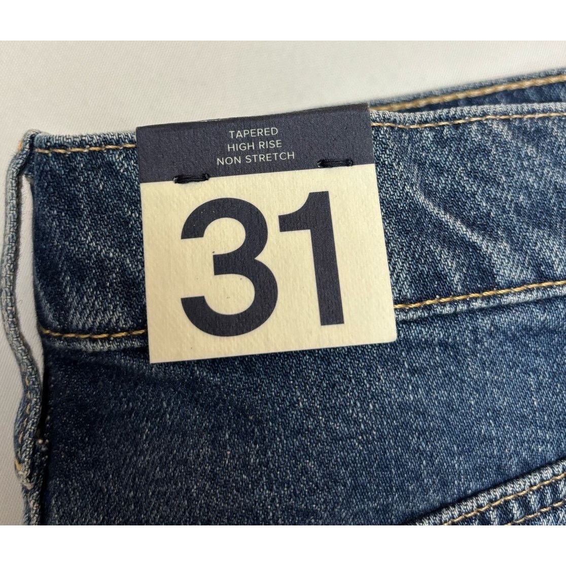Gap NWT | GAP Women’s Tapered High Waisted Mom Jeans | Size 12 Size 34" / US 12 / IT 48 - 2 Thumbnail