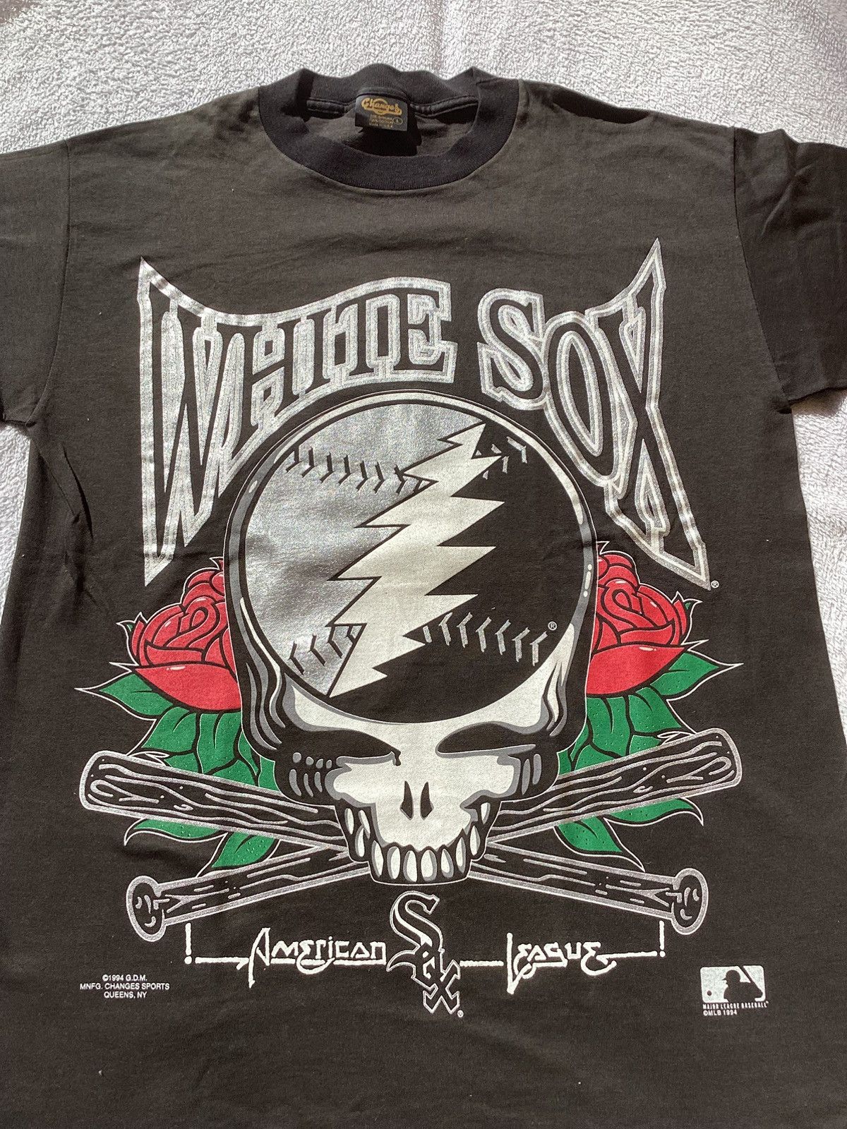 Grateful Dead Vintage 1994, Grateful Dead, MLB, Chicago White Sox T-shirt Size US L / EU 52-54 / 3 - 2 Thumbnail