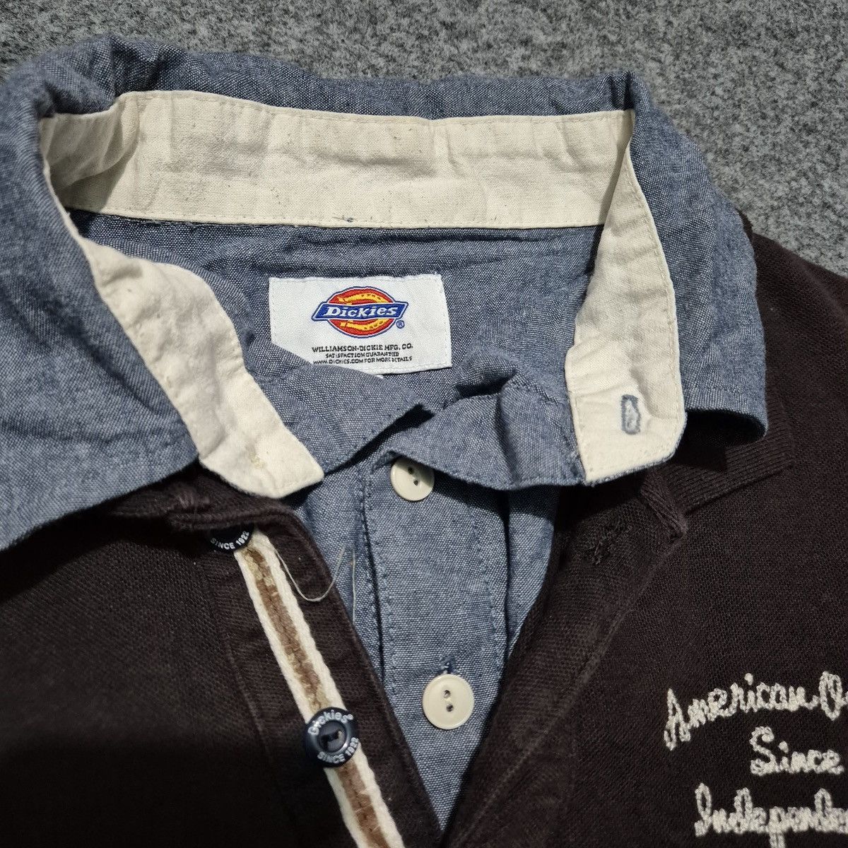 Dickies Vintage dickies doubel layer polo shirts Size US L / EU 52-54 / 3 - 4 Thumbnail