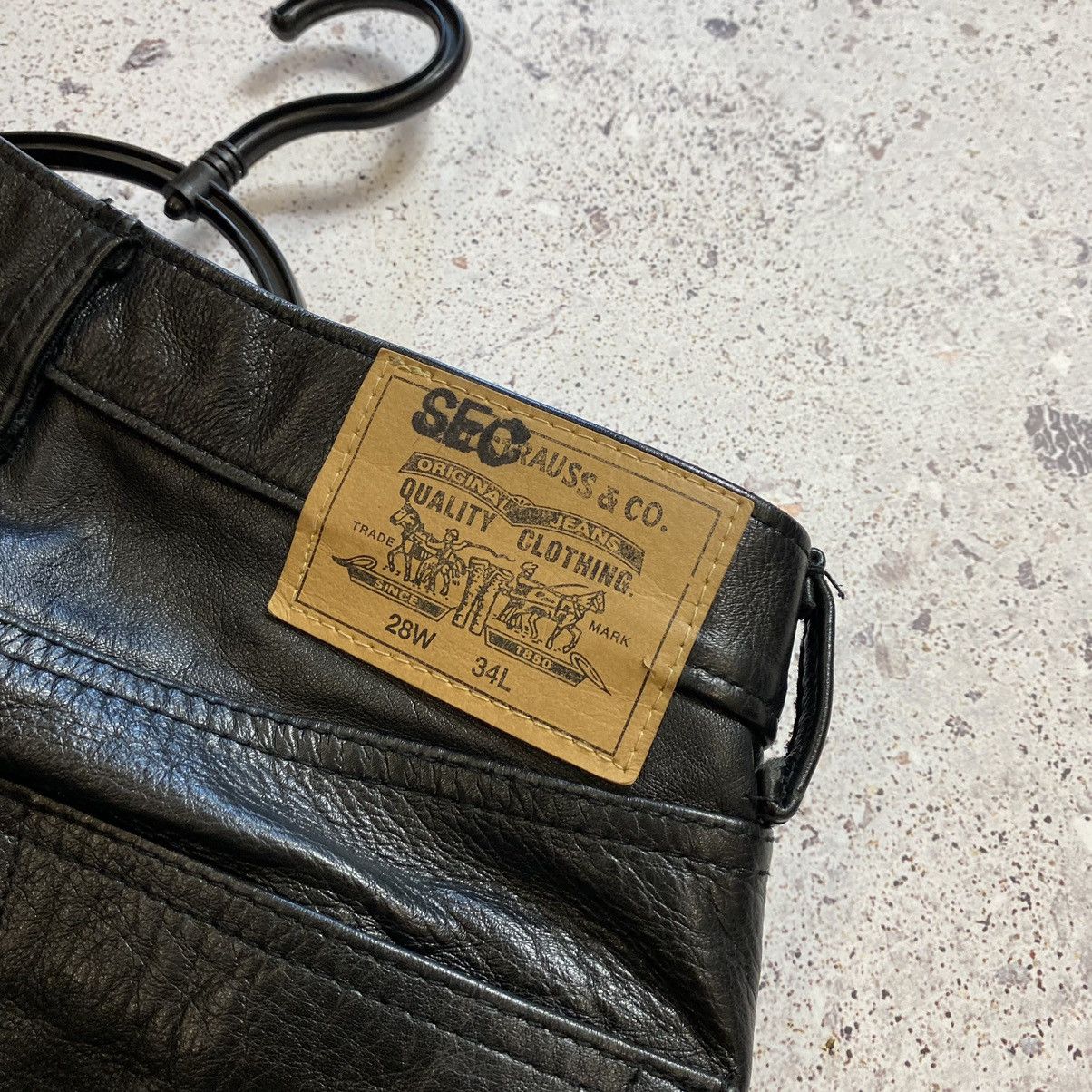 Levi's Vintage Levi’s Leather Nylon Moto Pants Y2K Made In Korea Size US 28 / EU 44 - 7 Thumbnail