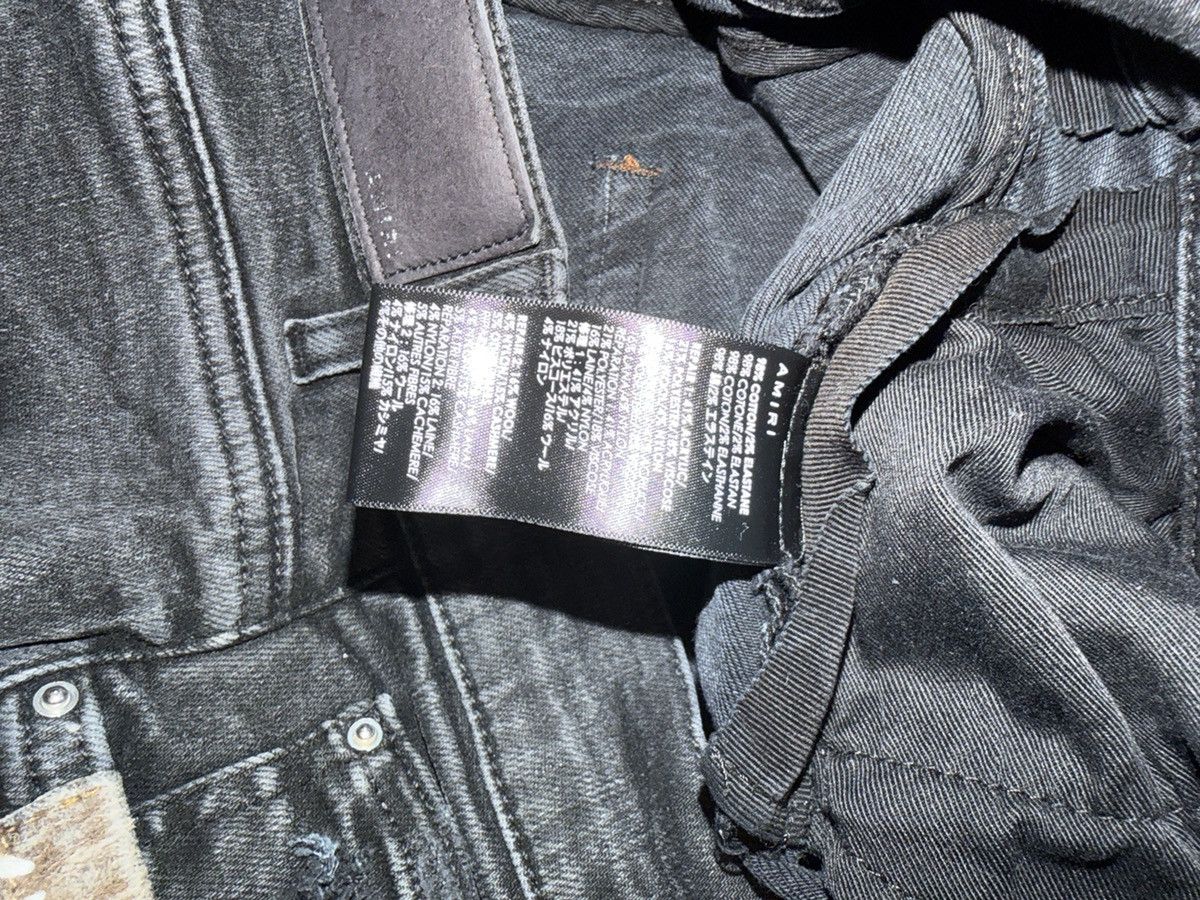 Amiri Amiri Black Grunge Patch Medium Crafted Jeans Size US 32 / EU 48 - 4 Thumbnail