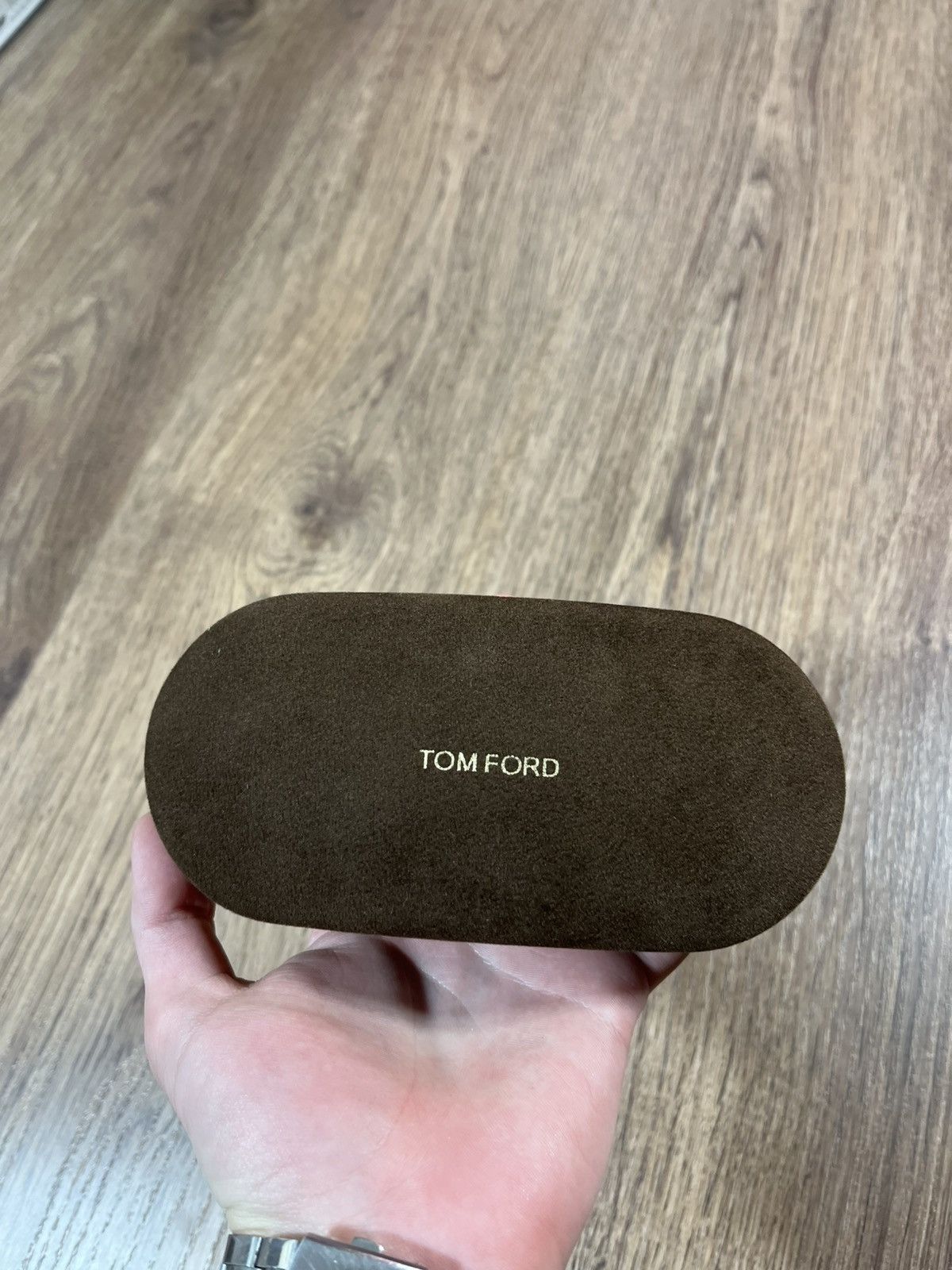 Tom Ford Tom Ford Eyeglasses Sunglasses Brown Velvet Hard Case Only Size ONE SIZE - 2 Thumbnail