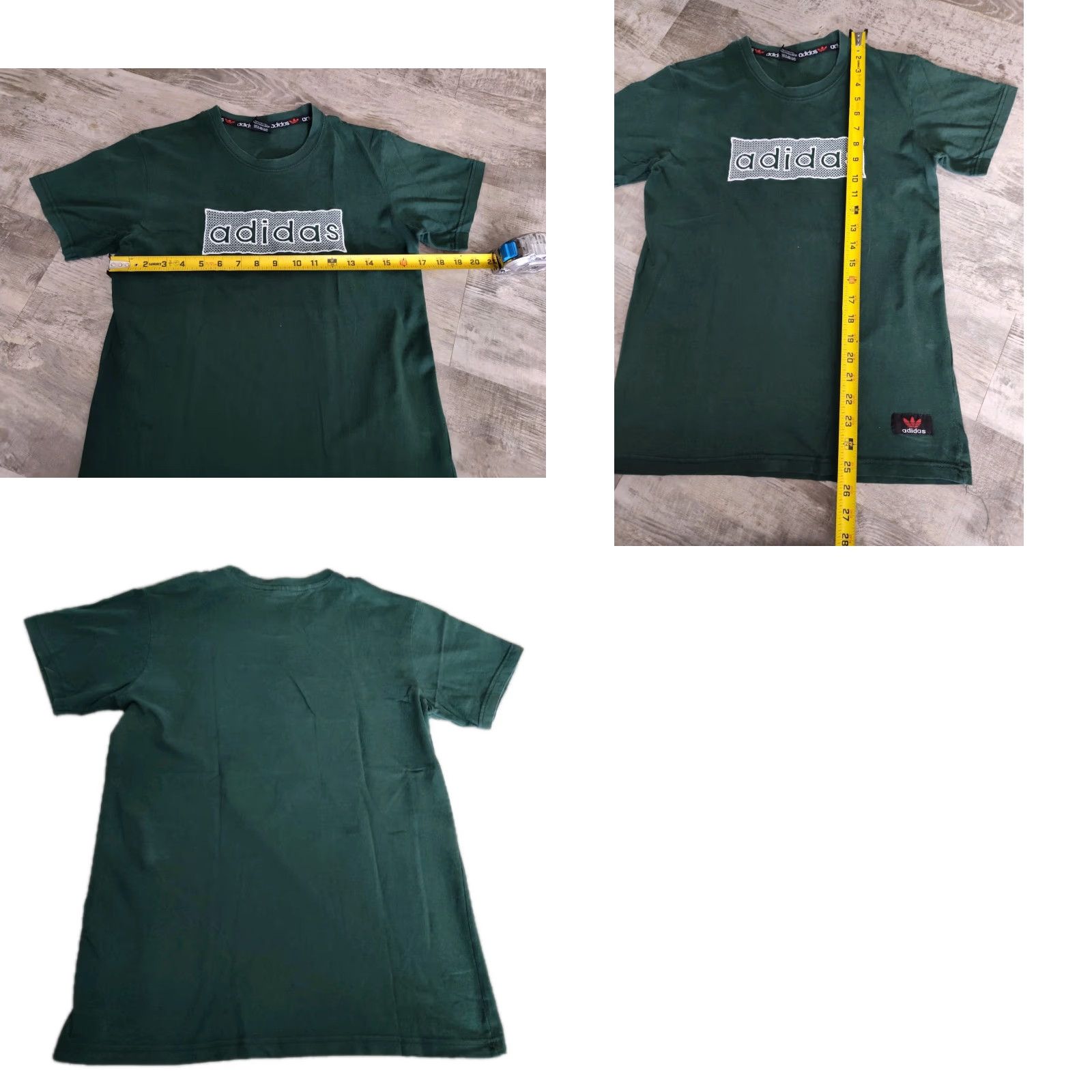 Adidas VINTAGE Adidas T-Shirt Unisex Adult Medium Green 90s Y2K Embroidered Sports Size US M / EU 48-50 / 2 - 8 Thumbnail