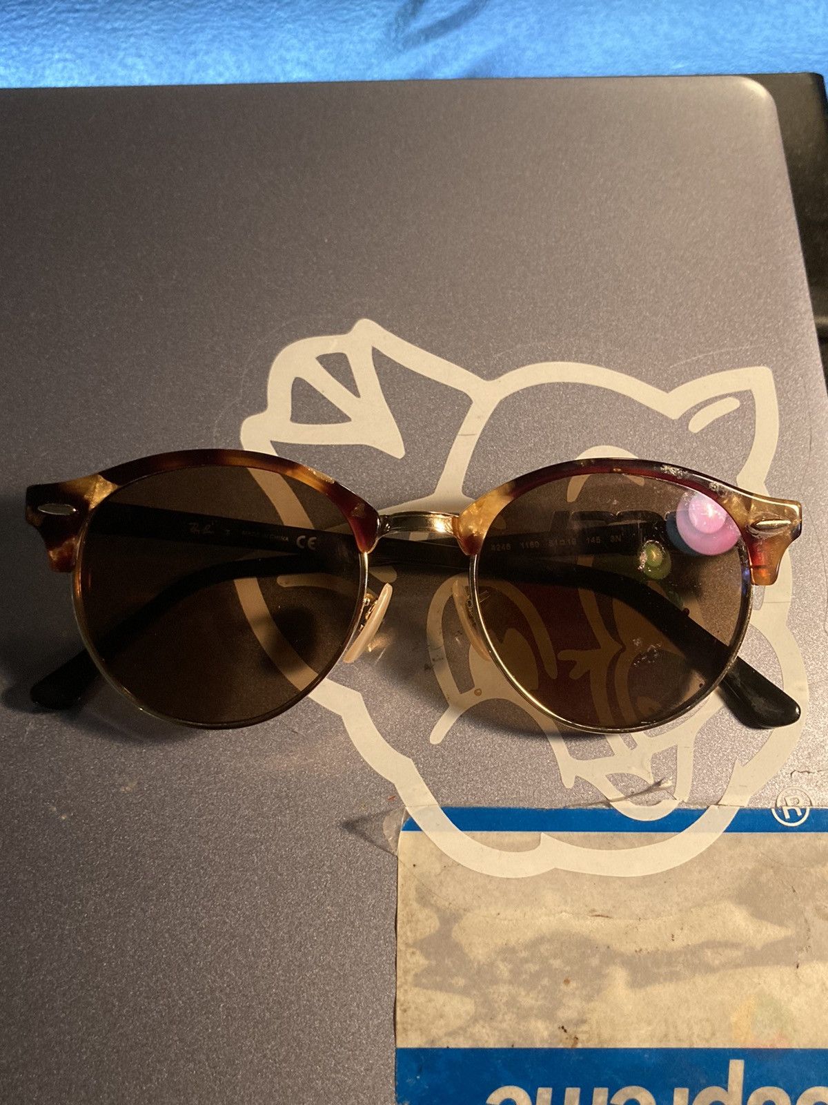 RayBan RayBan CLUBROUND CLASSIC cheetah Size ONE SIZE - 1 Thumbnail