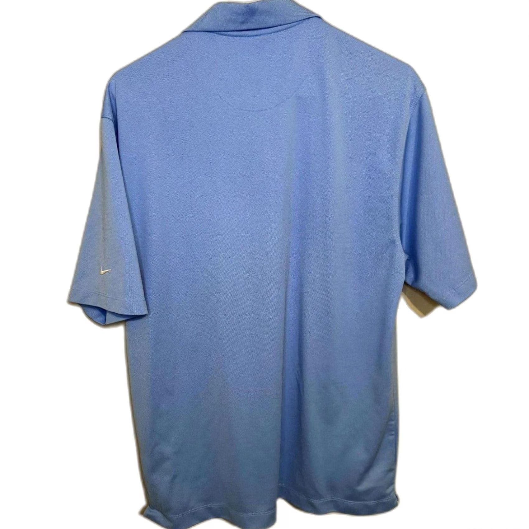 Nike Nike Golf Polo Shirt Mens M Blue Short Sleeve Relaxed Fit Dri-Fit Polo Shirt Size US M / EU 48-50 / 2 - 2 Thumbnail