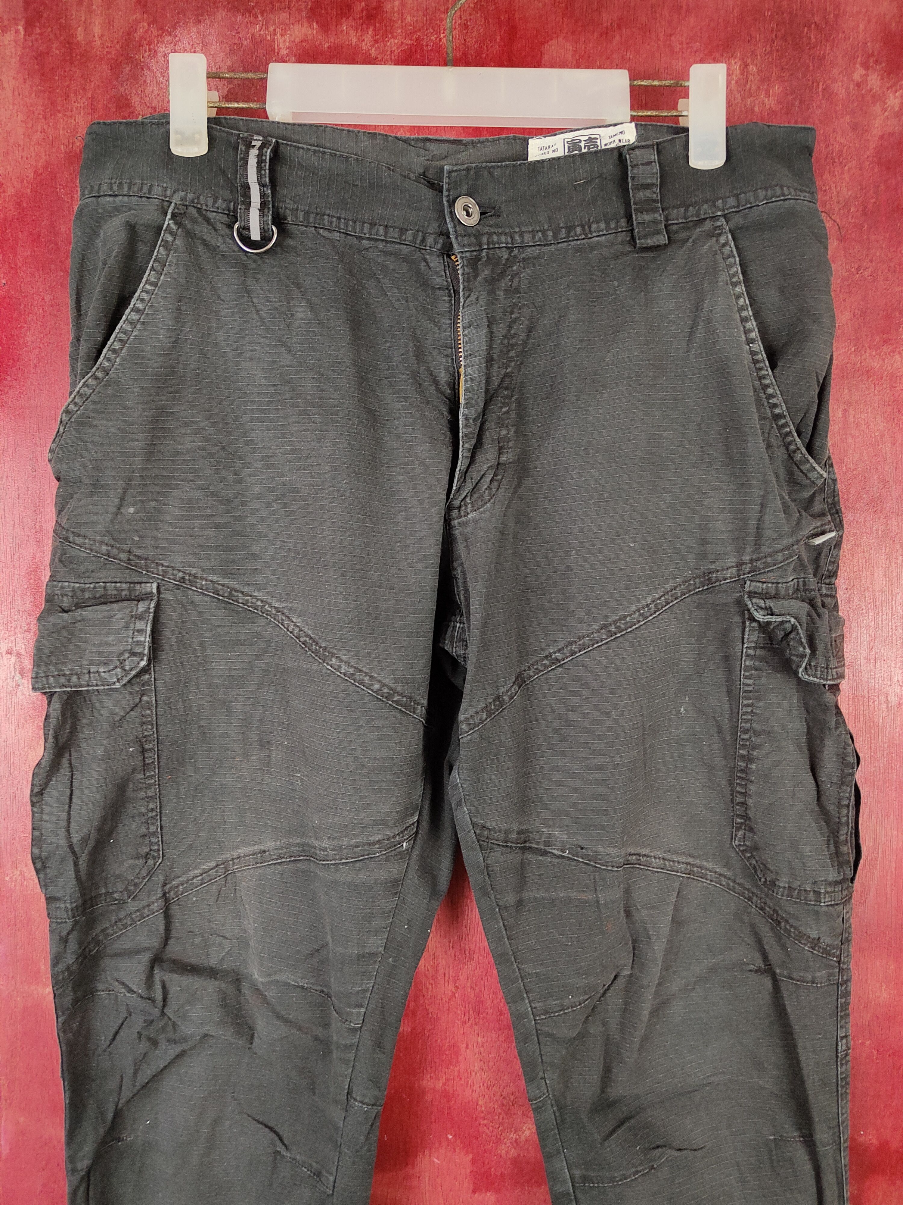 Japanese Brand Toraichi Black Multipocket Tactical Jogger Pants #S1294 Size US 32 / EU 48 - 3 Thumbnail