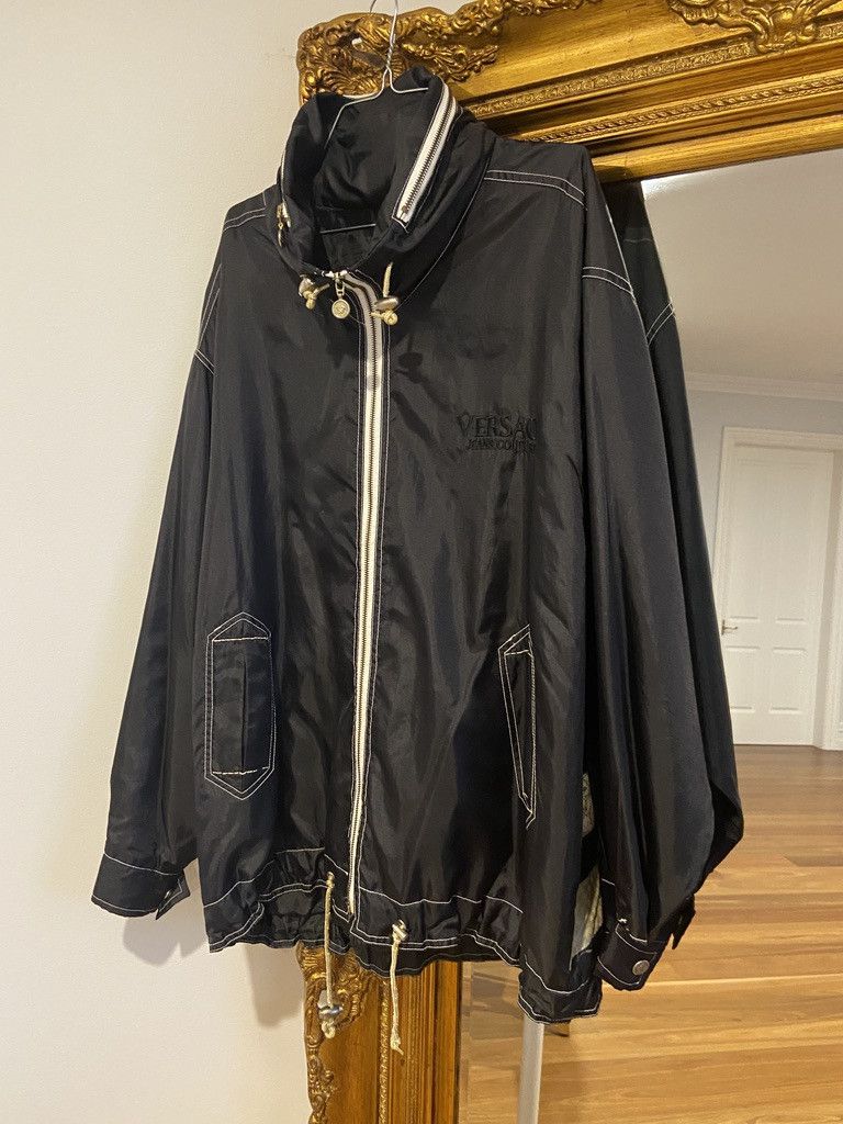 Versace Vintage Windbreaker Jacket Size US XL / EU 56 / 4 - 4 Thumbnail