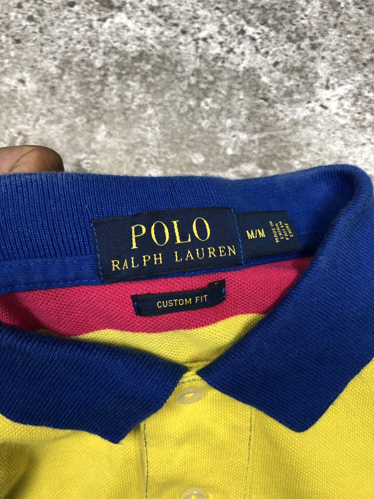 Polo Ralph Lauren × RRL Ralph Lauren × Vintage Polo Ralph Lauren Rainbow Poloshirt Size US M / EU 48-50 / 2 - 5 Thumbnail