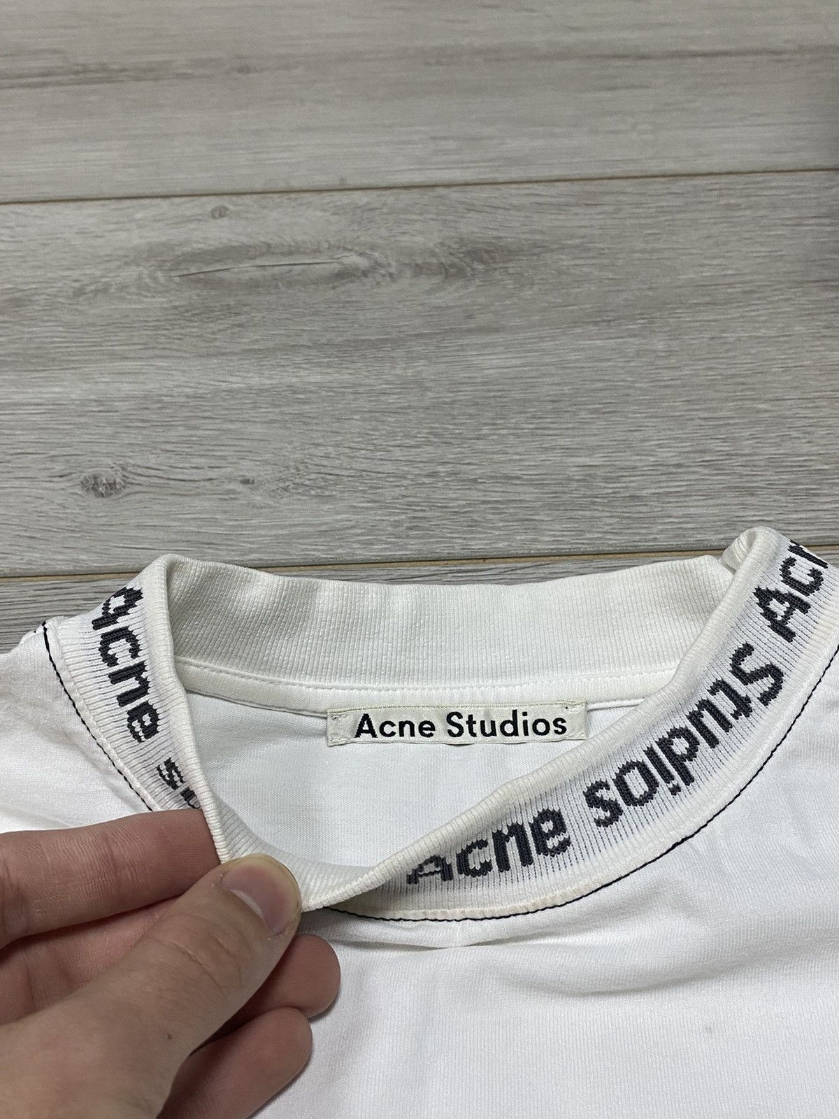 Acne Studios Acne Studios Meike Shirt collar logo circle around Size US L / EU 52-54 / 3 - 3 Thumbnail