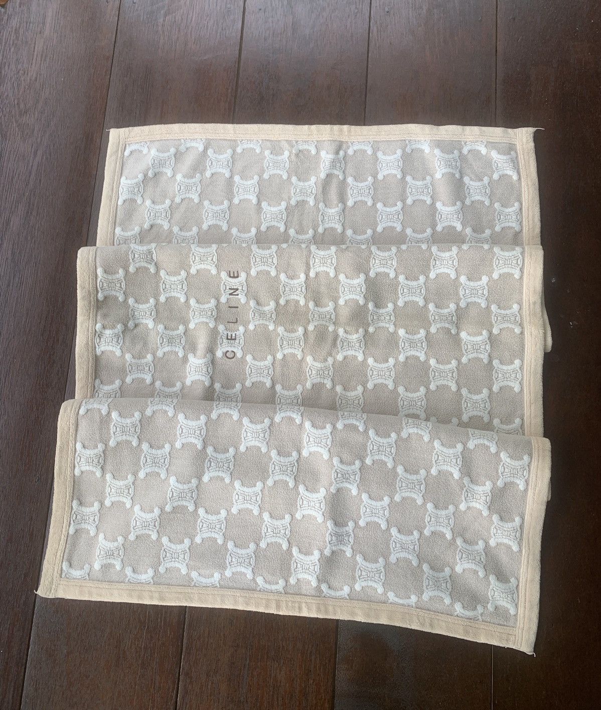 Celine Celine CC fleece mat folding 140cm x 70cm Size ONE SIZE - 2 Thumbnail