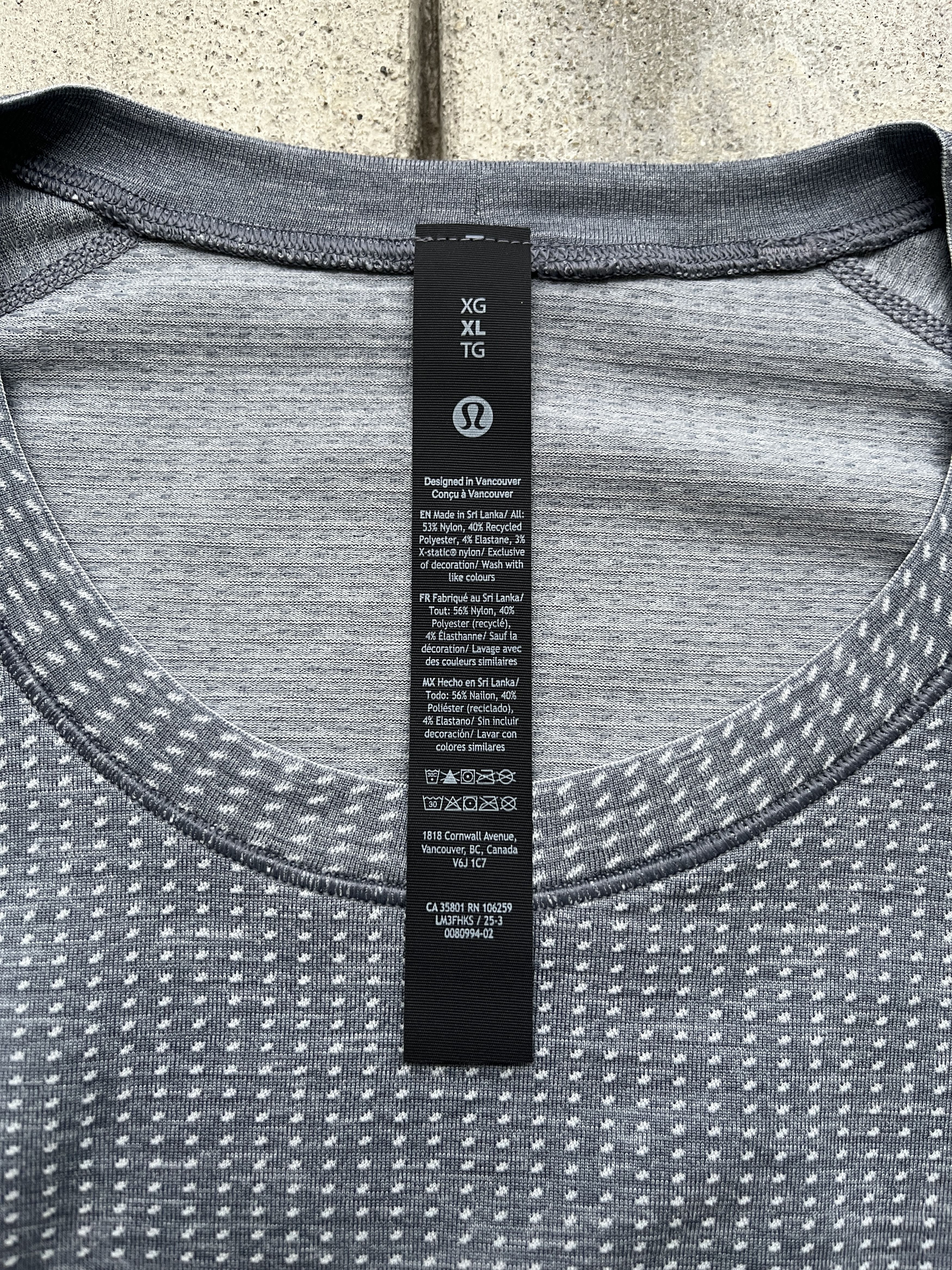 Lululemon Lululemon Metal Vent Tech Long Sleeve Shirt Size US XL / EU 56 / 4 - 5 Thumbnail