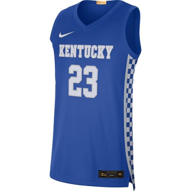 Nike NIKE KENTUCKY WILDCATS BLUE LIMITED NO23 JERSEY - Size L Size US L / EU 52-54 / 3 - 1 Thumbnail