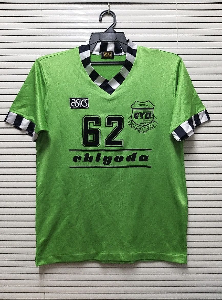 RARE🔥VINTAGE 90'S ASICS CHIYODA FC JAPANESE CLUB #62 JERSEY