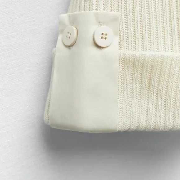 Zara Zara Ivory Ribbed Knit Set Size 27" / US 4 / IT 40 - 4 Thumbnail