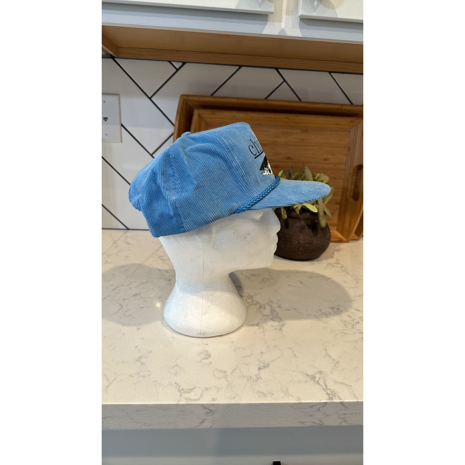 Other Vintage Chinook Salomon corduroy SnapBack light blue OS 80s Size ONE SIZE - 2 Thumbnail
