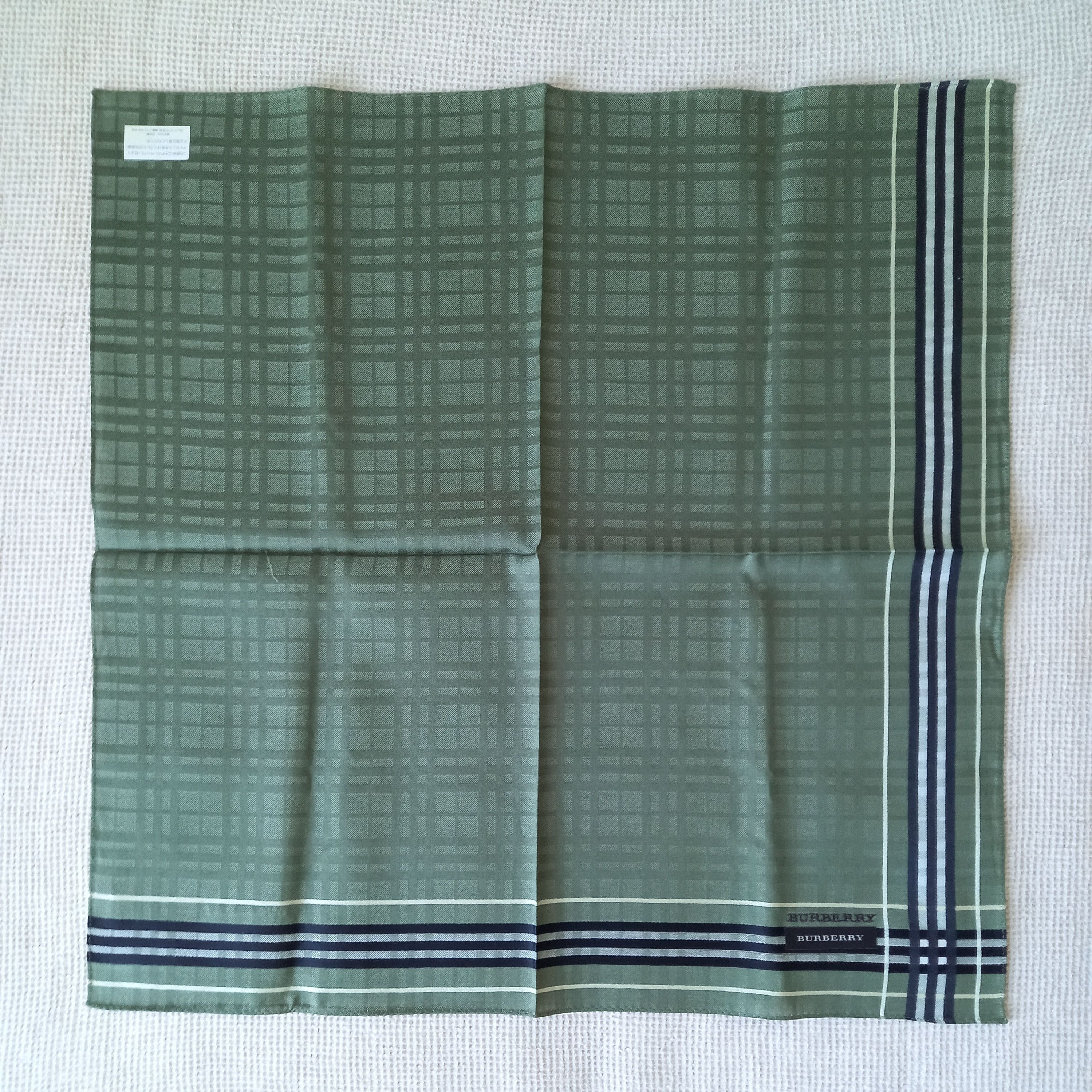 Burberry × Vintage 2 x NEW Burberry Bandana/Handkerchief/Pocket Square Size ONE SIZE - 4 Thumbnail