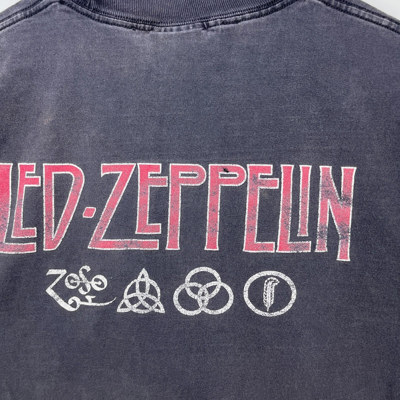 Vintage Vintage Led Zeppelin Band Large Artimonde Stairway To Heaven Size US L / EU 52-54 / 3 - 8 Thumbnail