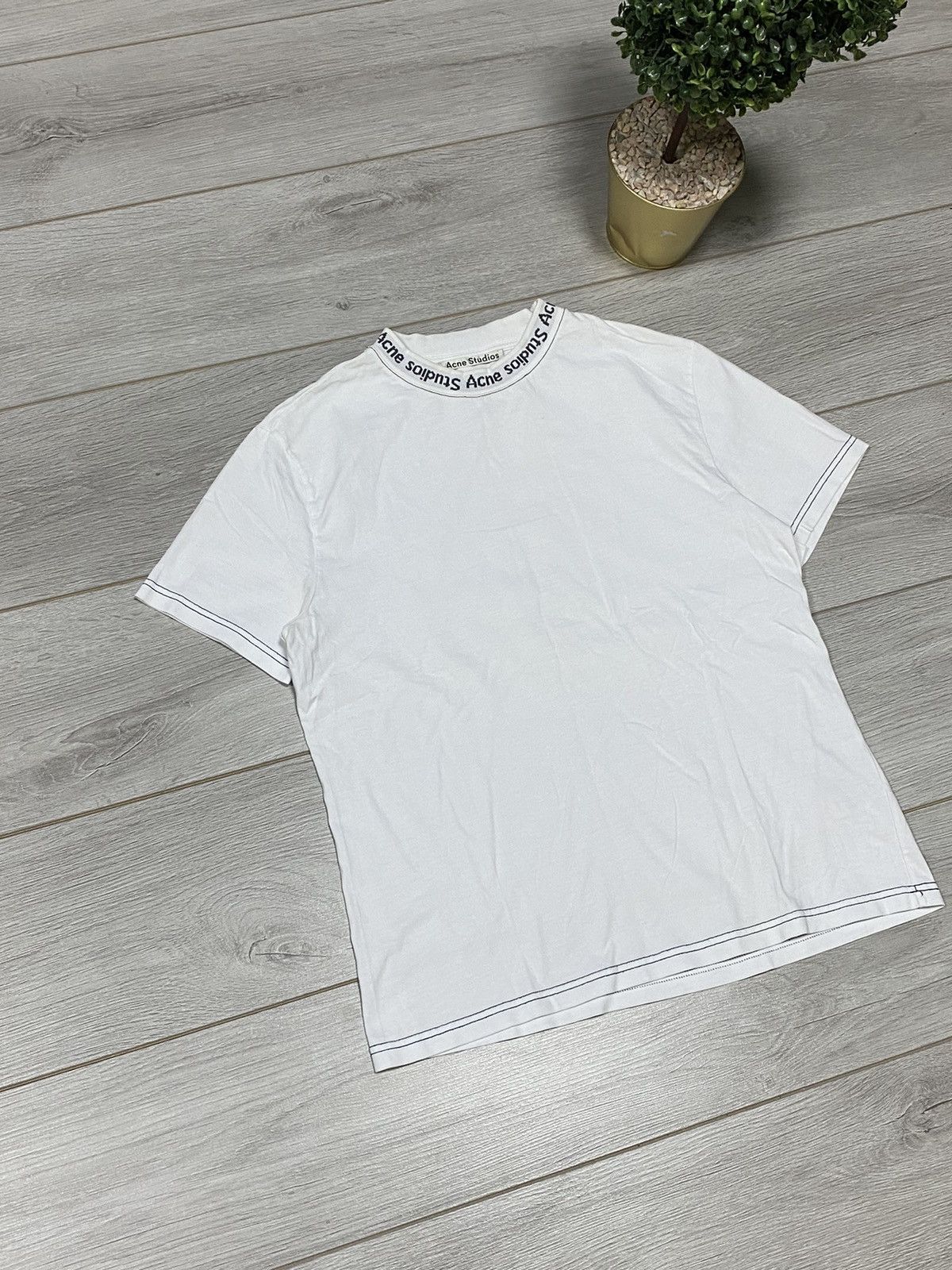 Acne Studios Acne Studios Meike Shirt collar logo circle around Size US L / EU 52-54 / 3 - 4 Thumbnail