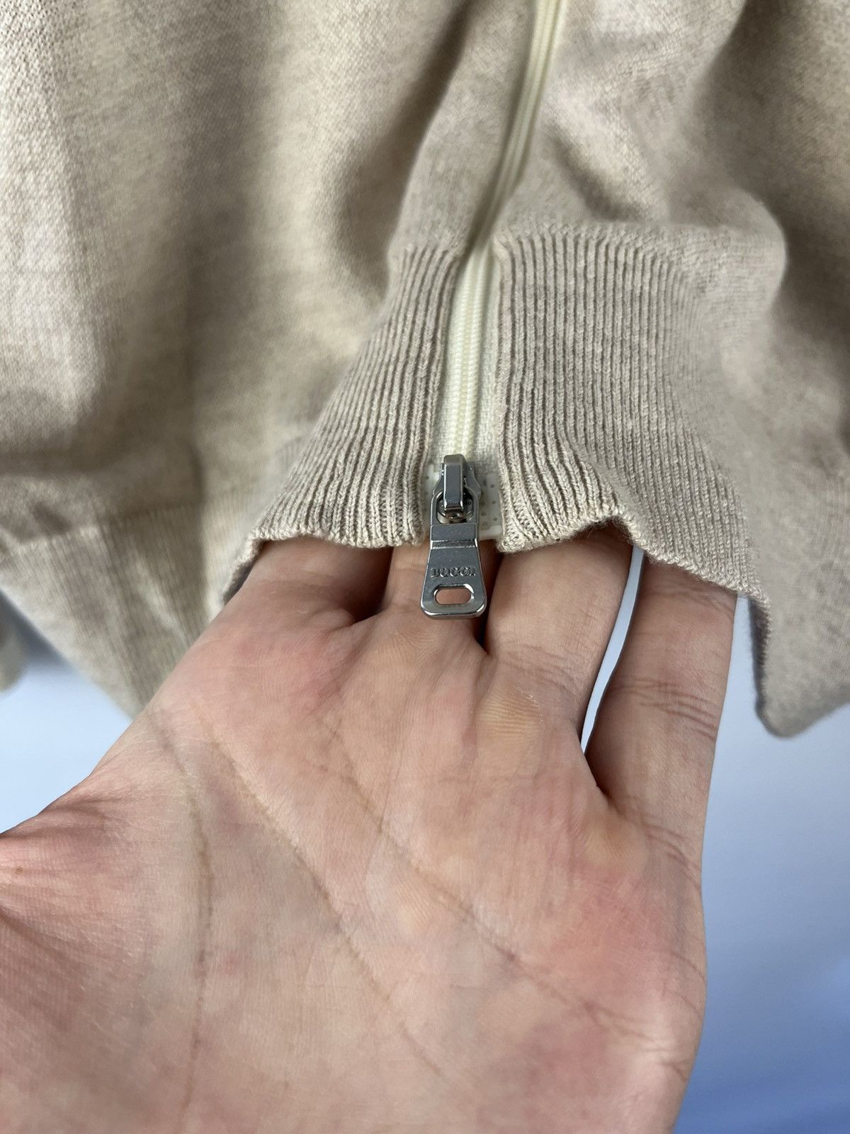Boggi Boggi Milano Luxury Silk & Cashmere Full Zip Sweater Jumper Size US M / EU 48-50 / 2 - 6 Thumbnail