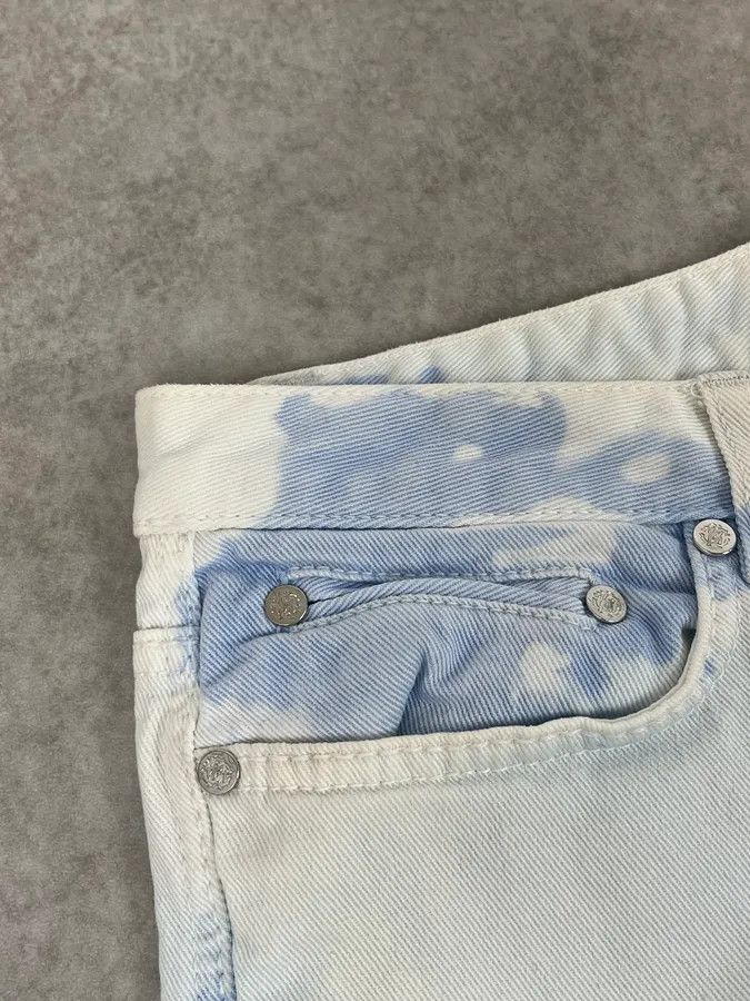 Roberto Cavalli 2010s Roberto Cavalli Leaves Tribal White Pants Size 28" / US 6 / IT 42 - 10 Thumbnail