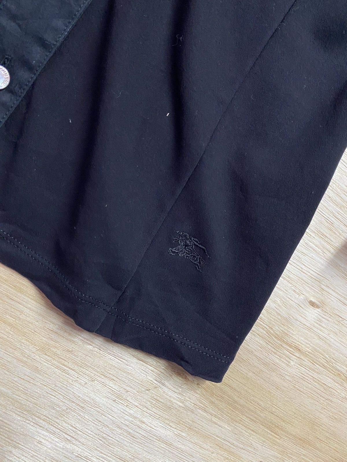 Burberry Burberry London black stretch cotton shirt buttons ups Size S / US 4 / IT 40 - 6 Thumbnail
