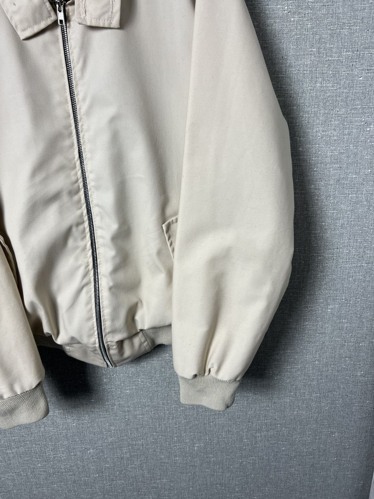 New England Outerwear Vintage England Plaid Lined Collared Bomber Jacket in Beige Size US L / EU 52-54 / 3 - 5 Thumbnail