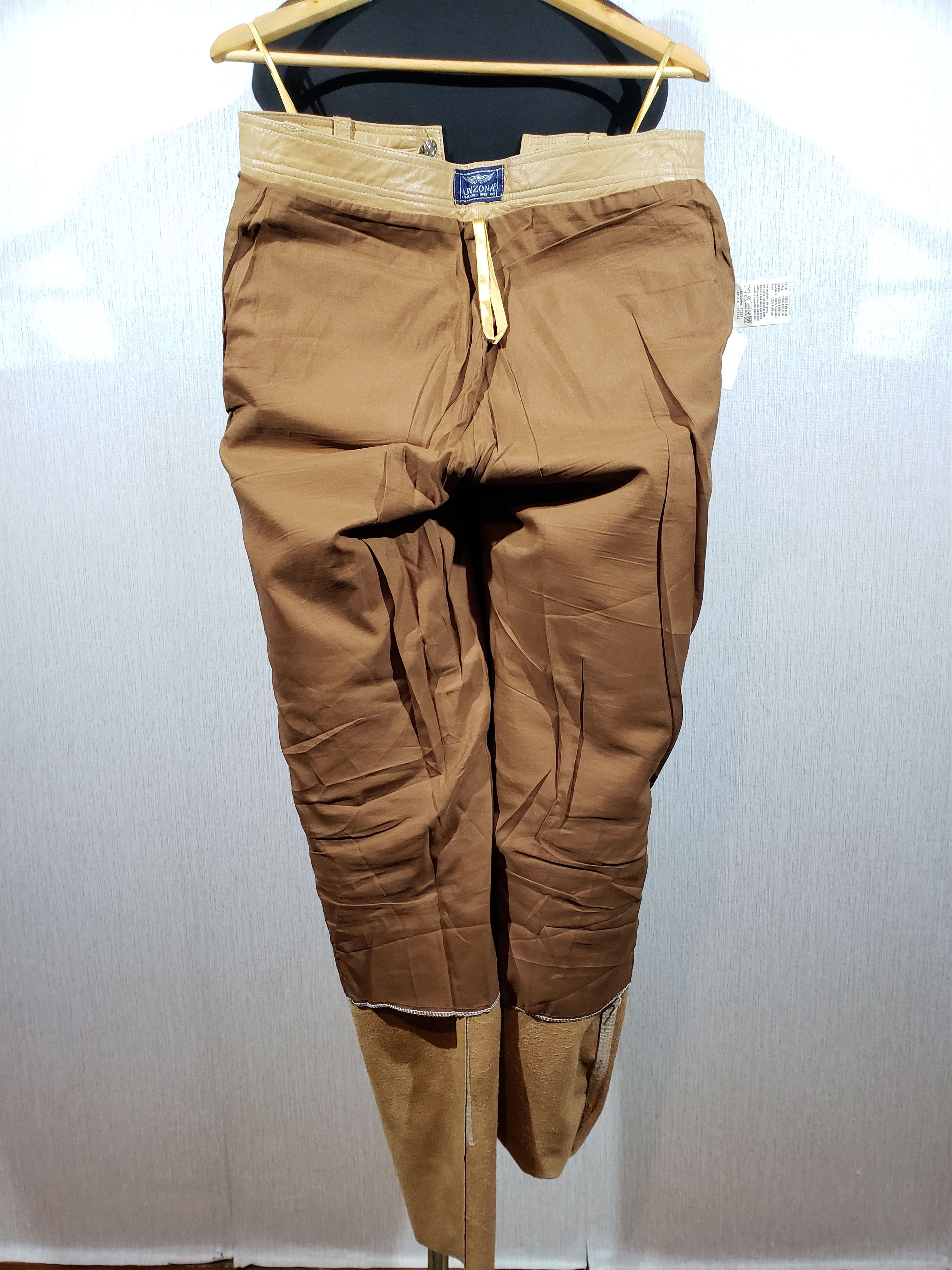 Other Brown leather pants made of genuine leather. Size US 30 / EU 46 - 8 Thumbnail