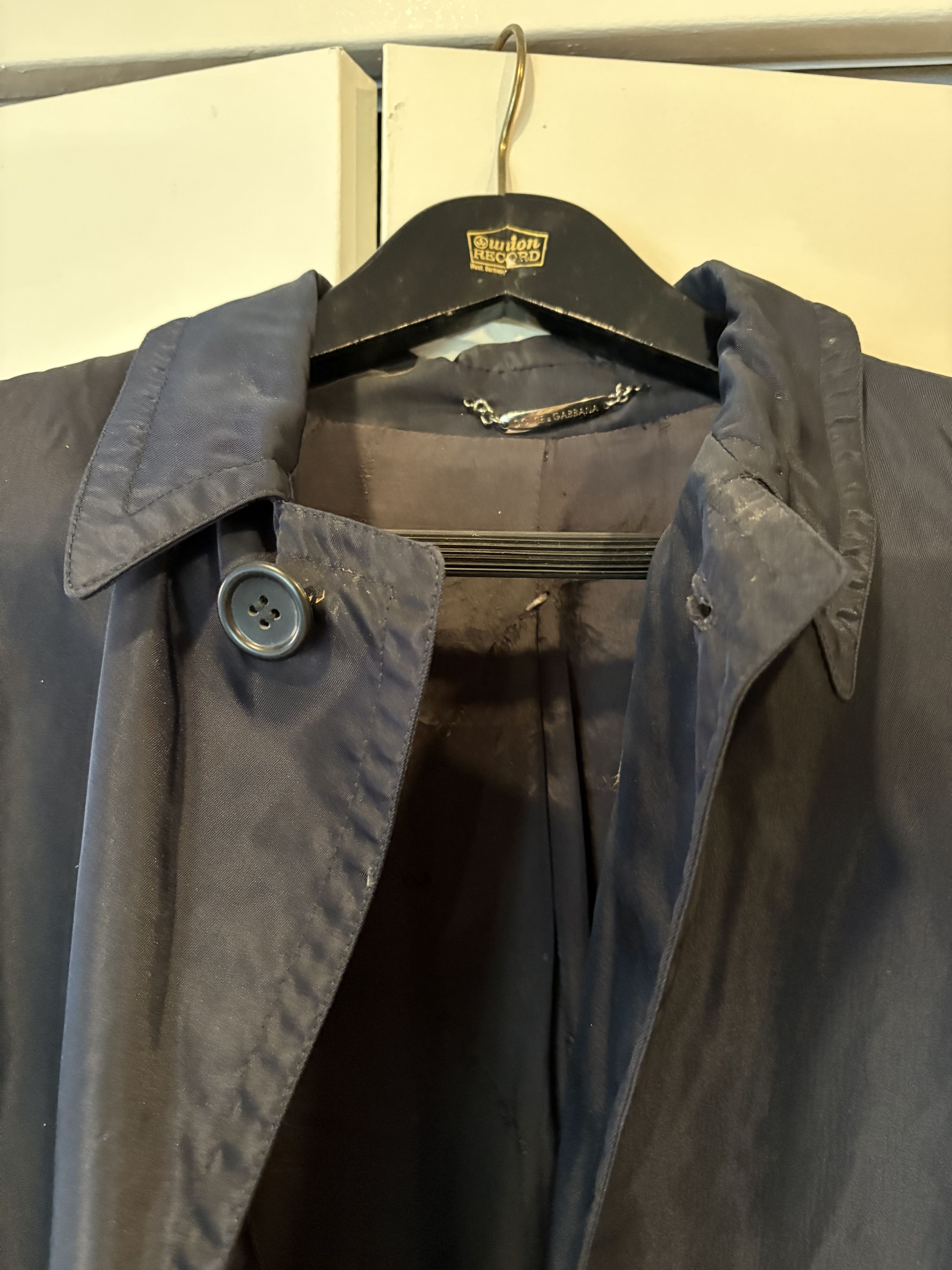 Dolce & Gabbana Italian Archive Navy trench Size US M / EU 48-50 / 2 - 1 Thumbnail