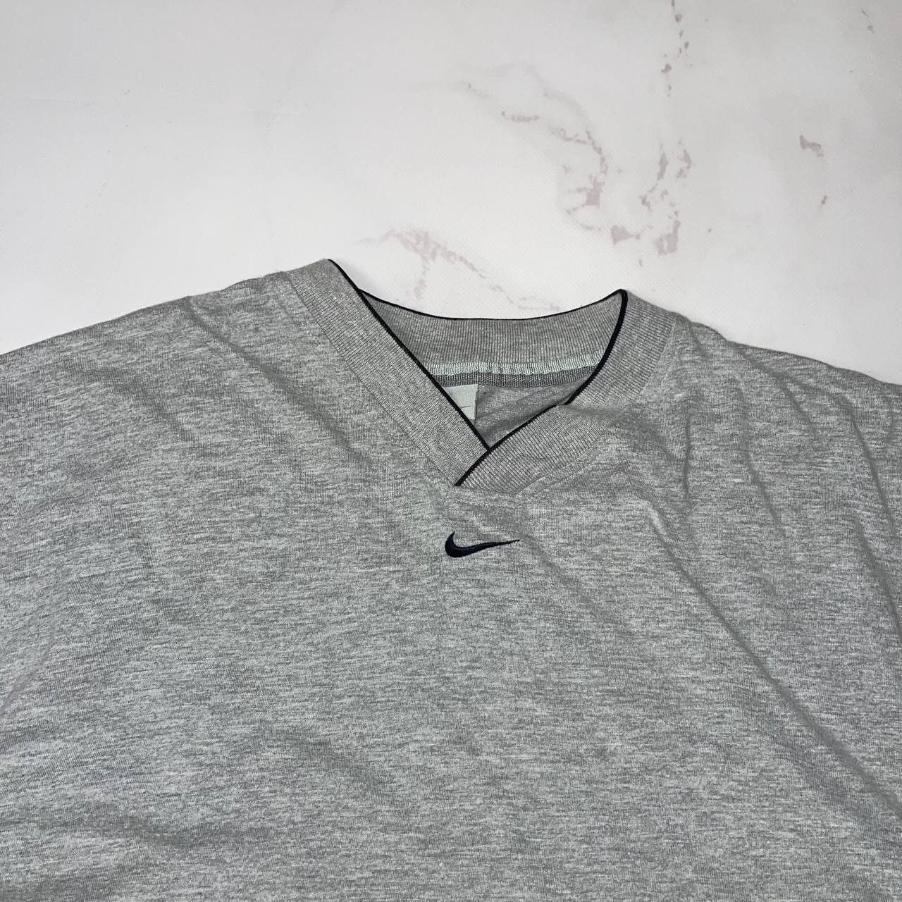 Nike Vintage Nike Airliner V-neck Men's T-shirt Embroidered Logo Size US XXL / EU 58 / 5 - 6 Thumbnail